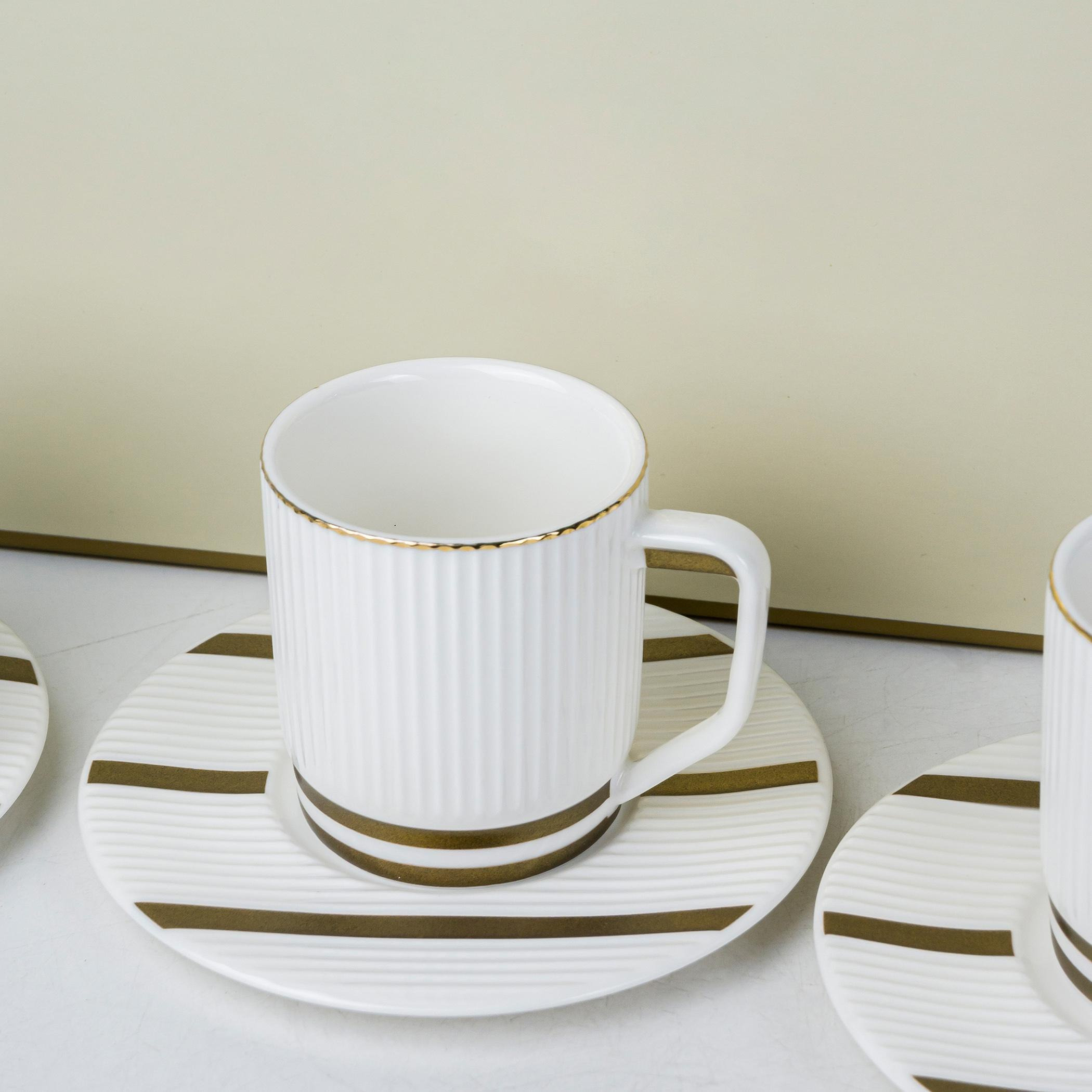 طقم أكواب شاي وصحون 12 قطعة - فيست فيرد - 180 مل-hbxhomeware-diningandtabletop-coffeeandteasets-image-5