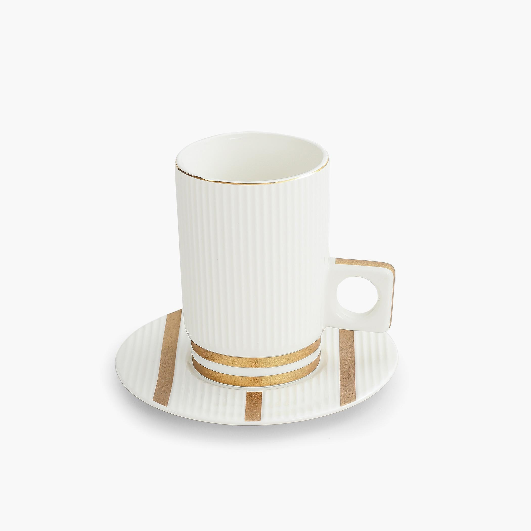 طقم أكواب شاي وصحون 12 قطعة - فيست فيرد - 160 مل-hbxhomeware-diningandtabletop-coffeeandteasets-image-2