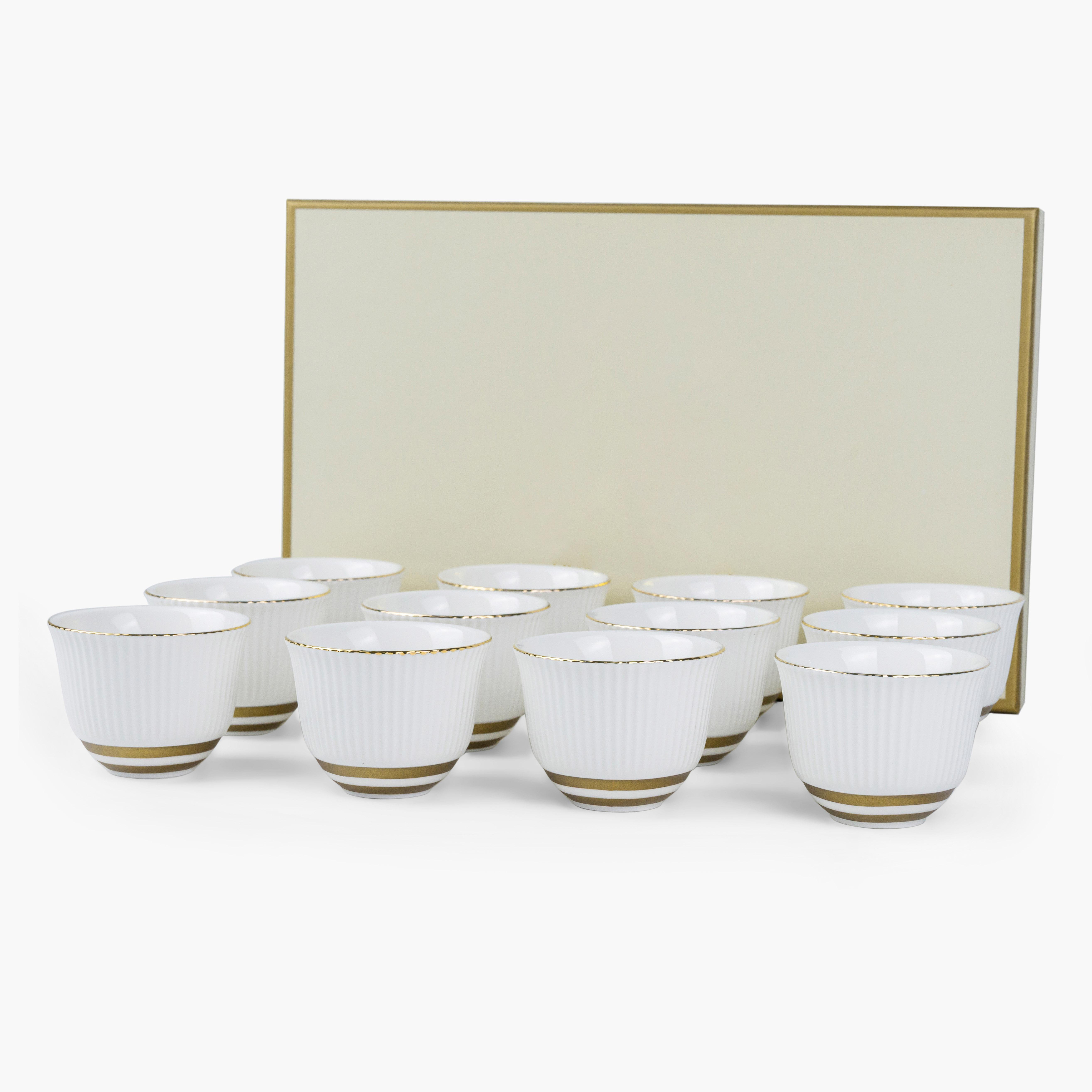 طقم فناجين قهوة 12 قطعة - فيست فيرد - 80 مل-hbxhomeware-diningandtabletop-coffeeandteasets-image-4
