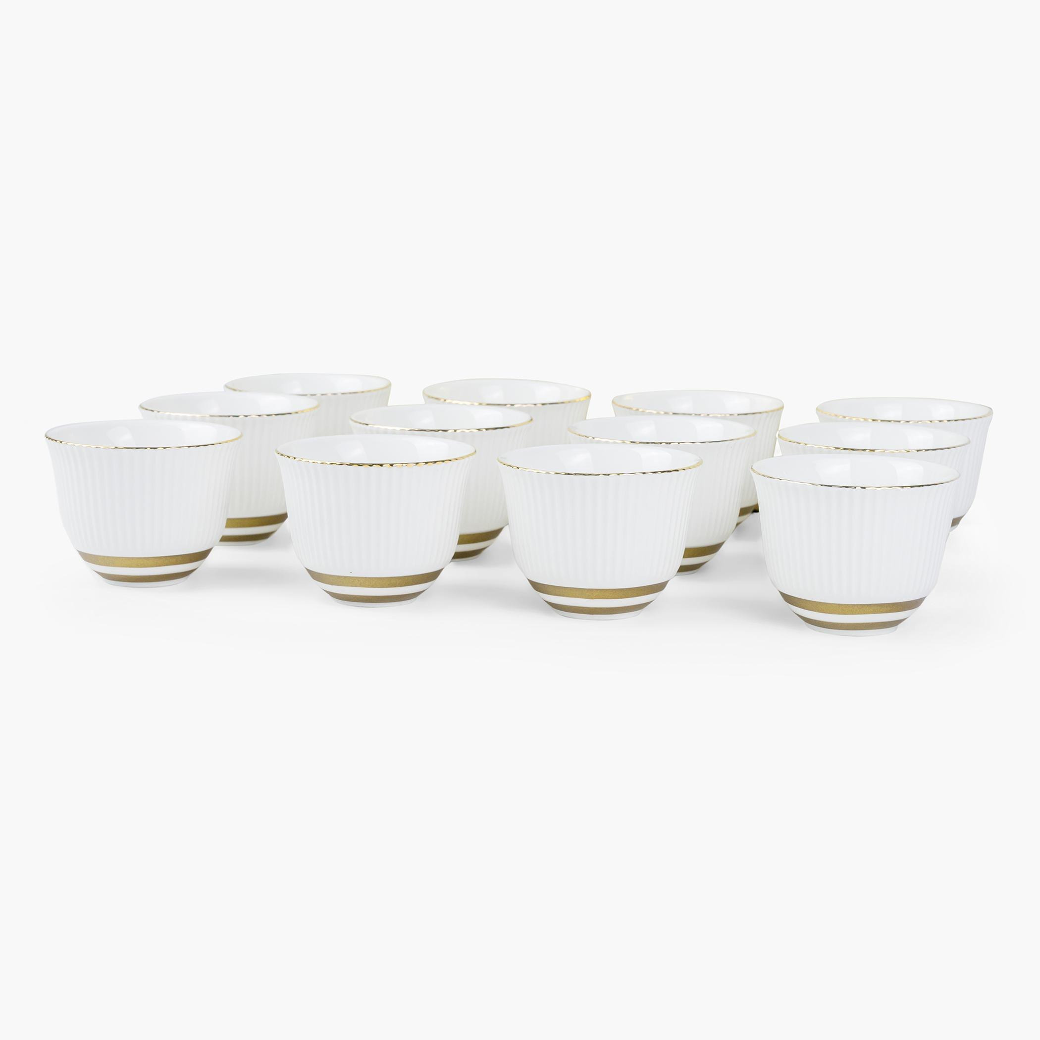 طقم فناجين قهوة 12 قطعة - فيست فيرد - 80 مل-hbxhomeware-diningandtabletop-coffeeandteasets-image-5