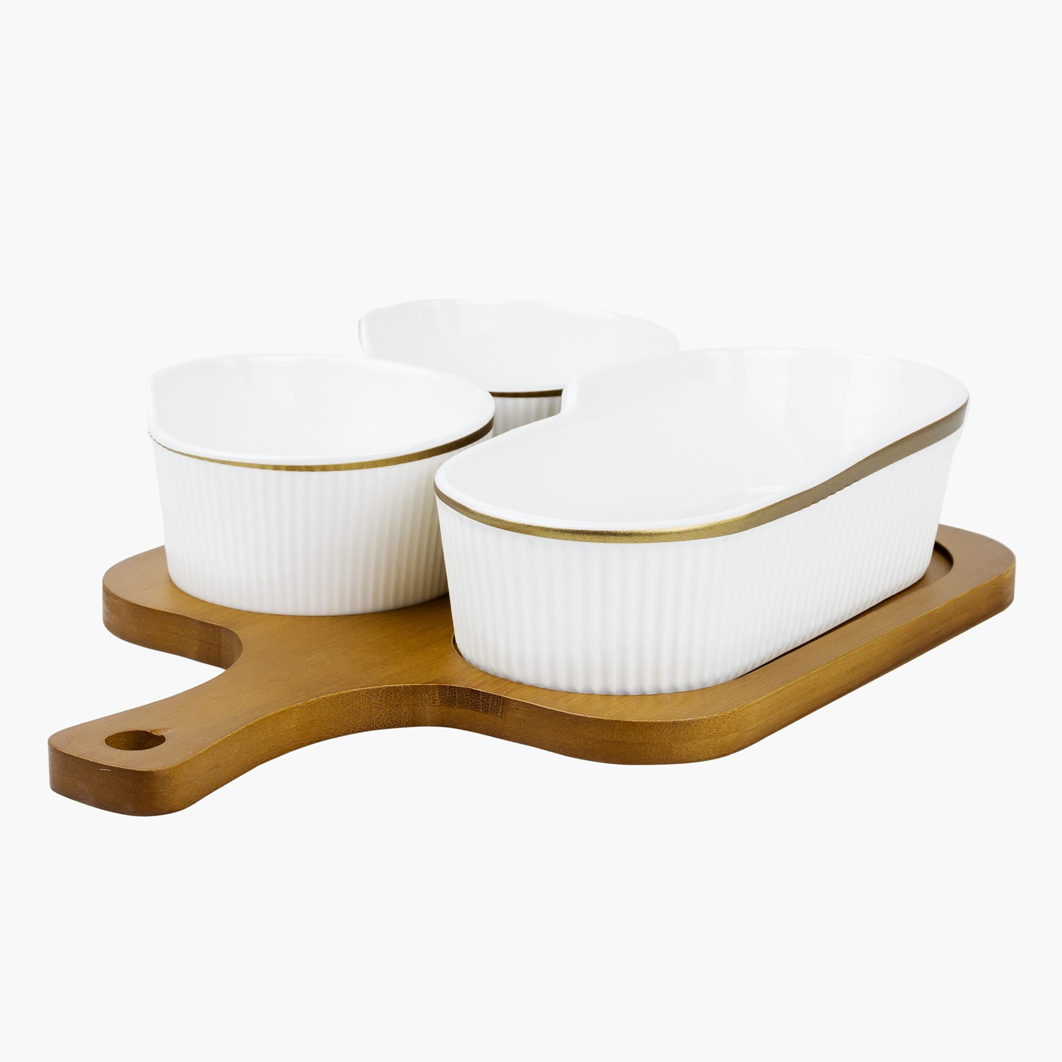 طقم أوعية تقديم 3 قطع مع صينية من الخيزران فيردي من فيست-hbxdecorandfurnishings-tabletop-serveware-image-2