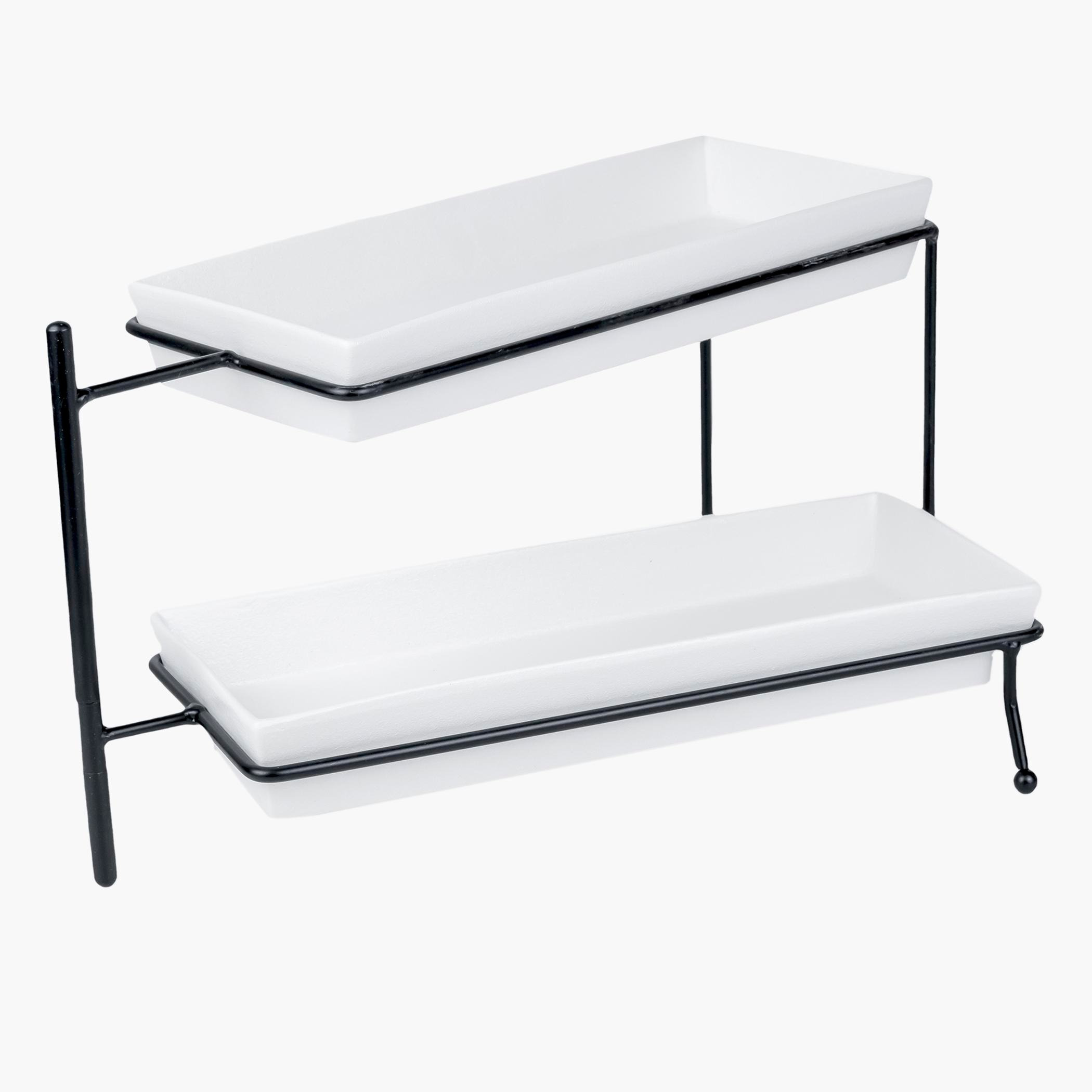 صحن مستطيل طابقين - فيست-hbxdecorandfurnishings-tabletop-serveware-image-2