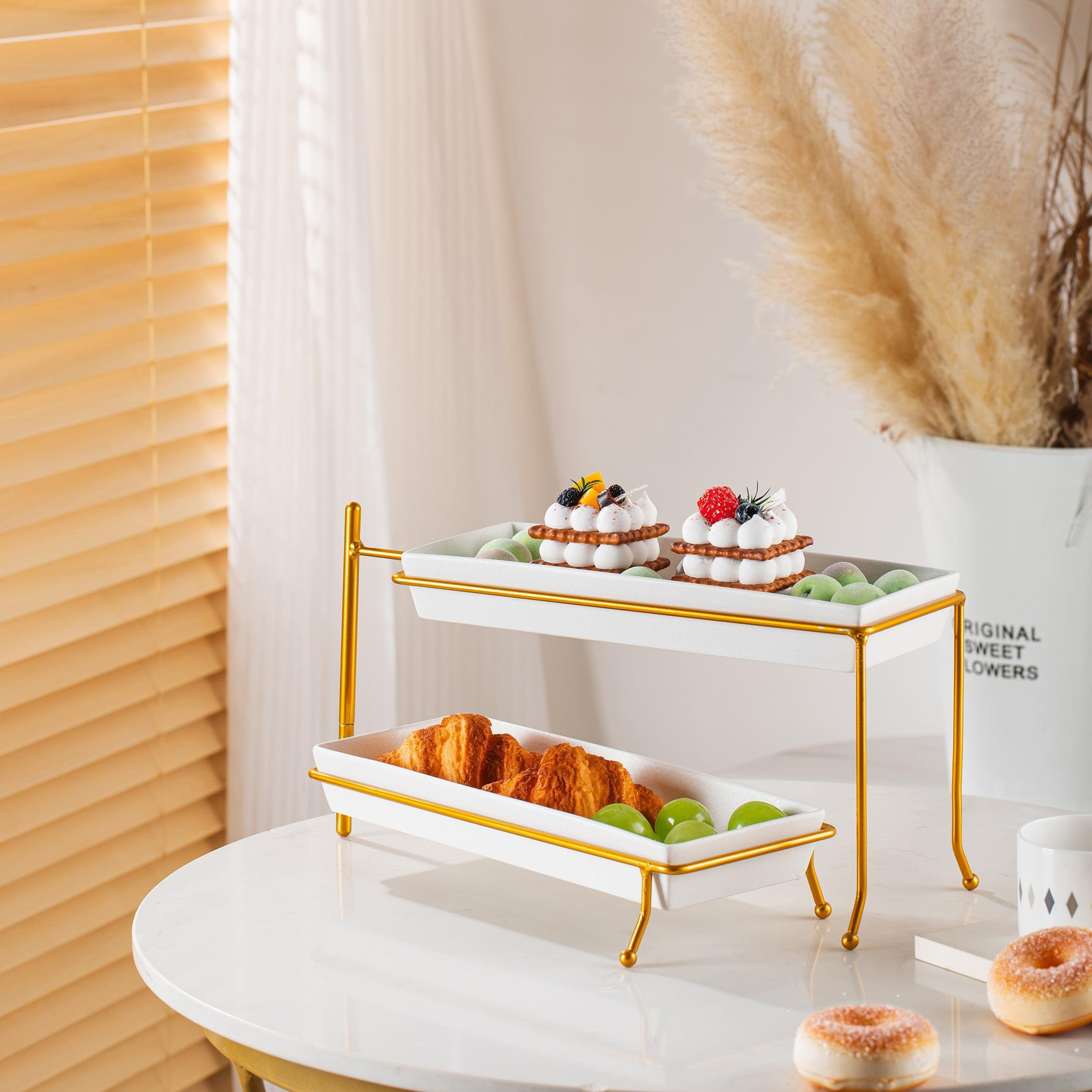 صحن مستطيل طابقين من فيست-hbxdecorandfurnishings-tabletop-serveware-image-1