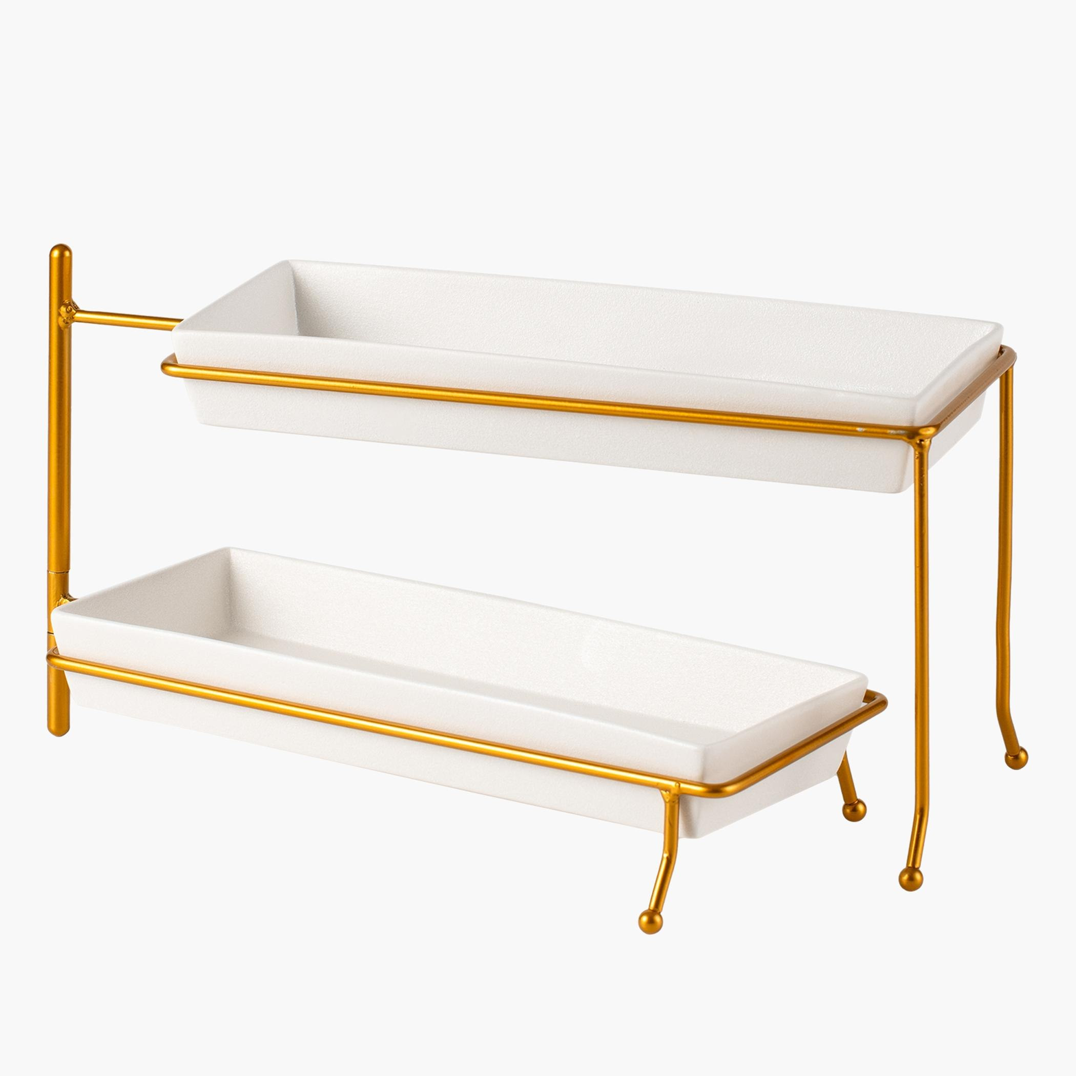صحن مستطيل طابقين من فيست-hbxdecorandfurnishings-tabletop-serveware-image-2