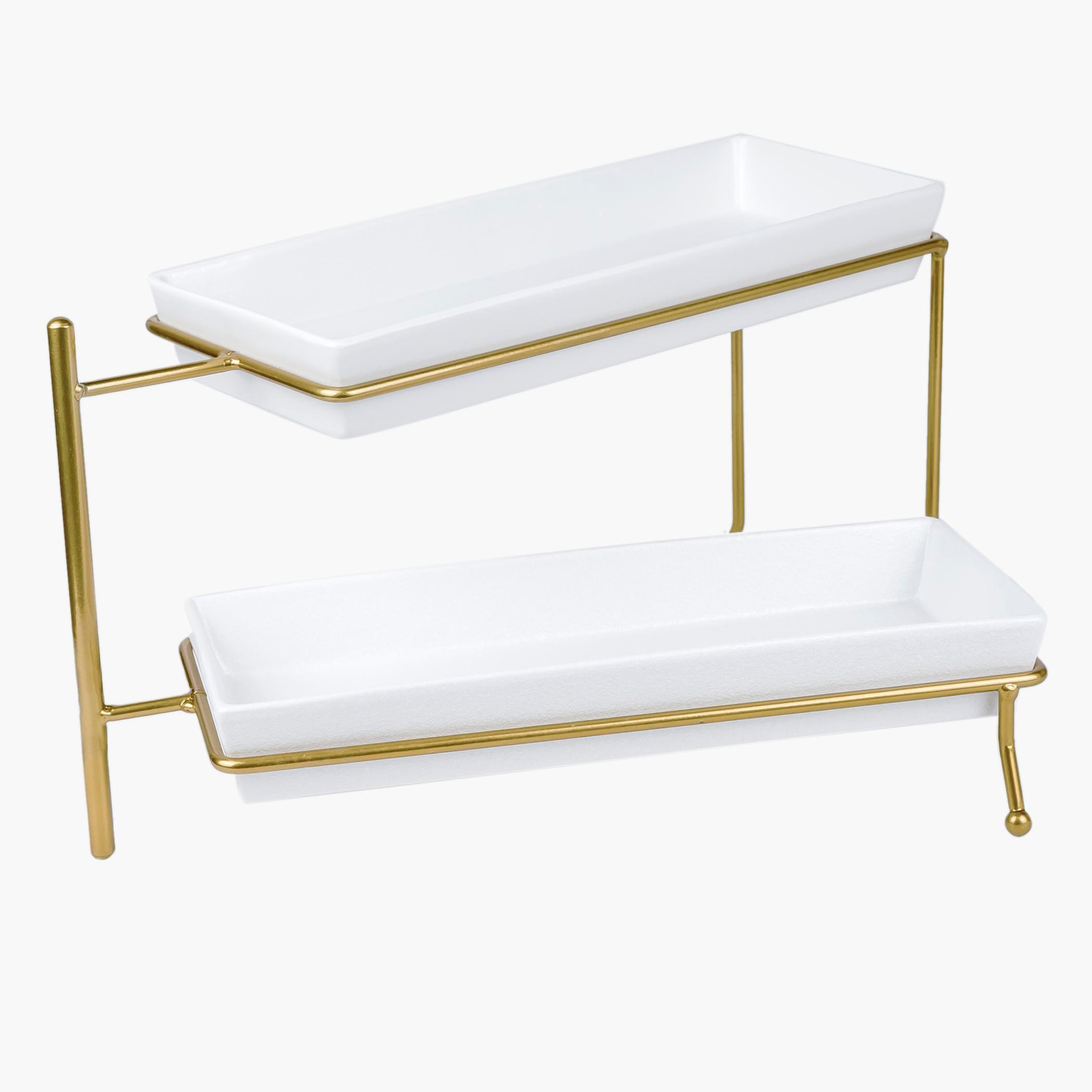 صحن مستطيل طابقين من فيست-hbxdecorandfurnishings-tabletop-serveware-image-4