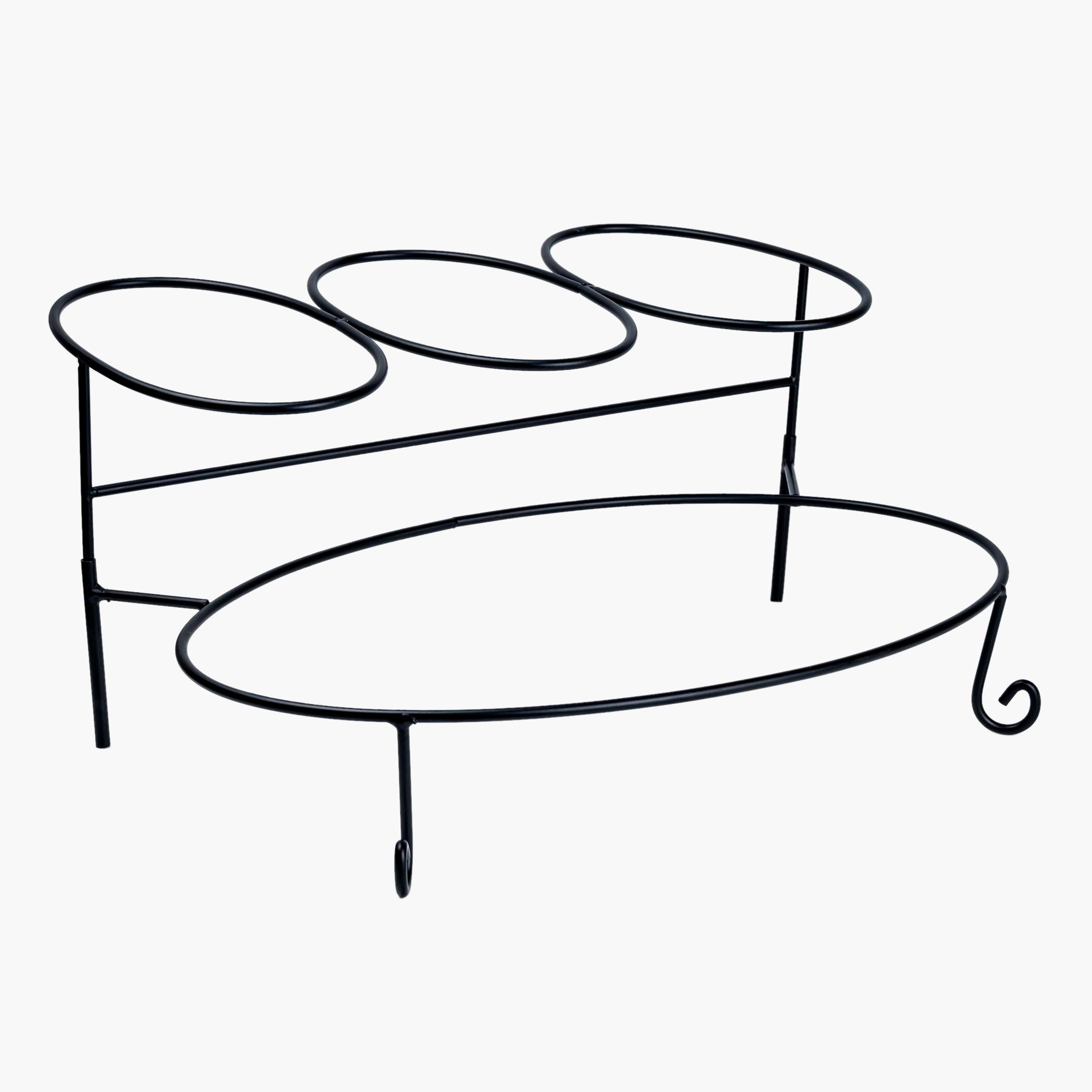 طقم تقديم بيضاوي طبقتين - فيست-hbxdecorandfurnishings-tabletop-serveware-image-4