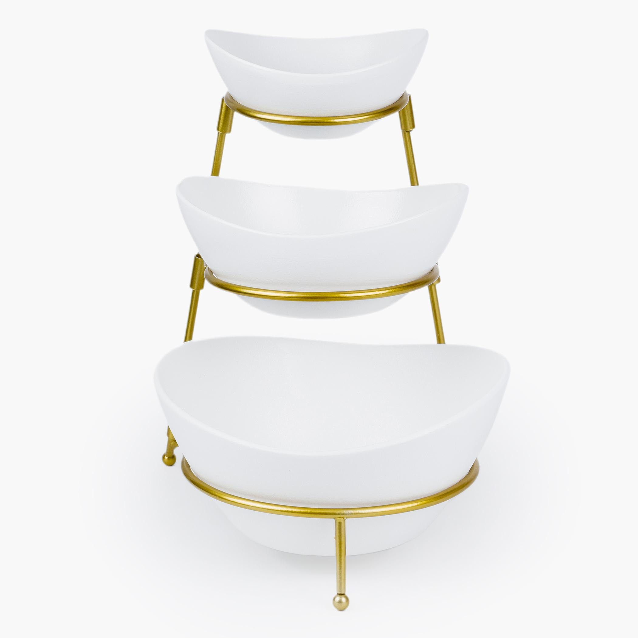 مجموعة أوعية تقديم 3 طبقات من فيست-hbxdecorandfurnishings-tabletop-serveware-image-2