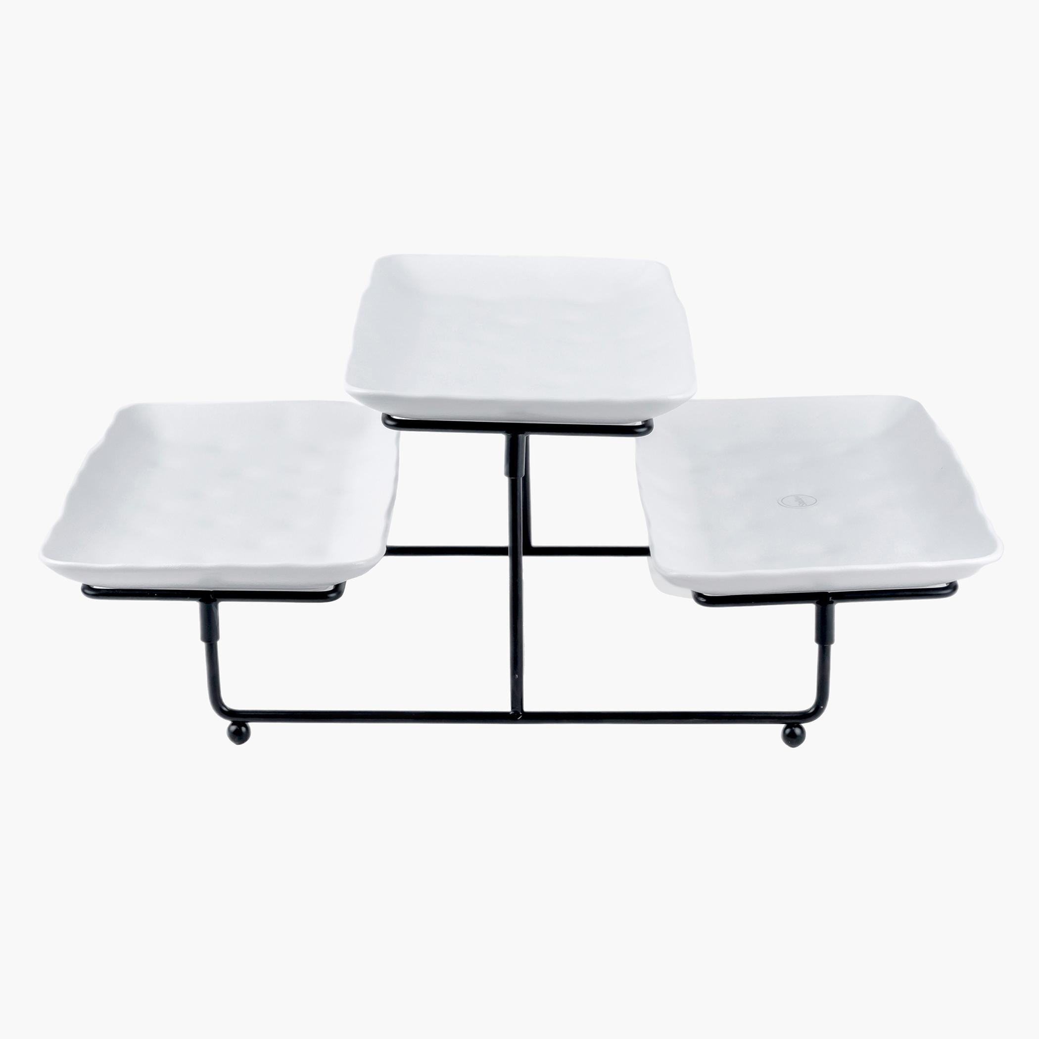 طقم تقديم مستطيل طابقين - فيست-hbxdecorandfurnishings-tabletop-serveware-image-3