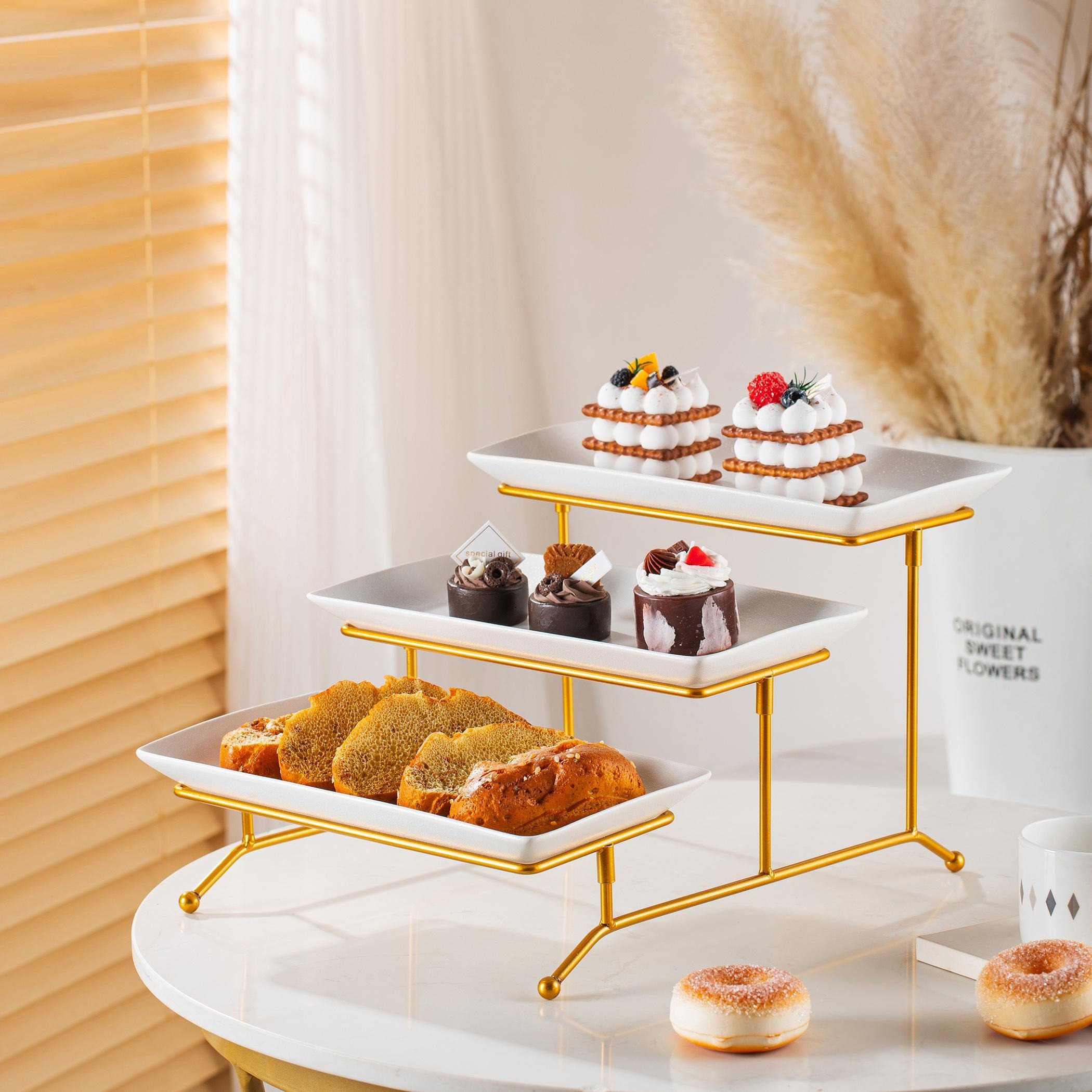 Feast 3-Tier Rectangular Serving Set-hbxdecorandfurnishings-tabletop-serveware-image-1