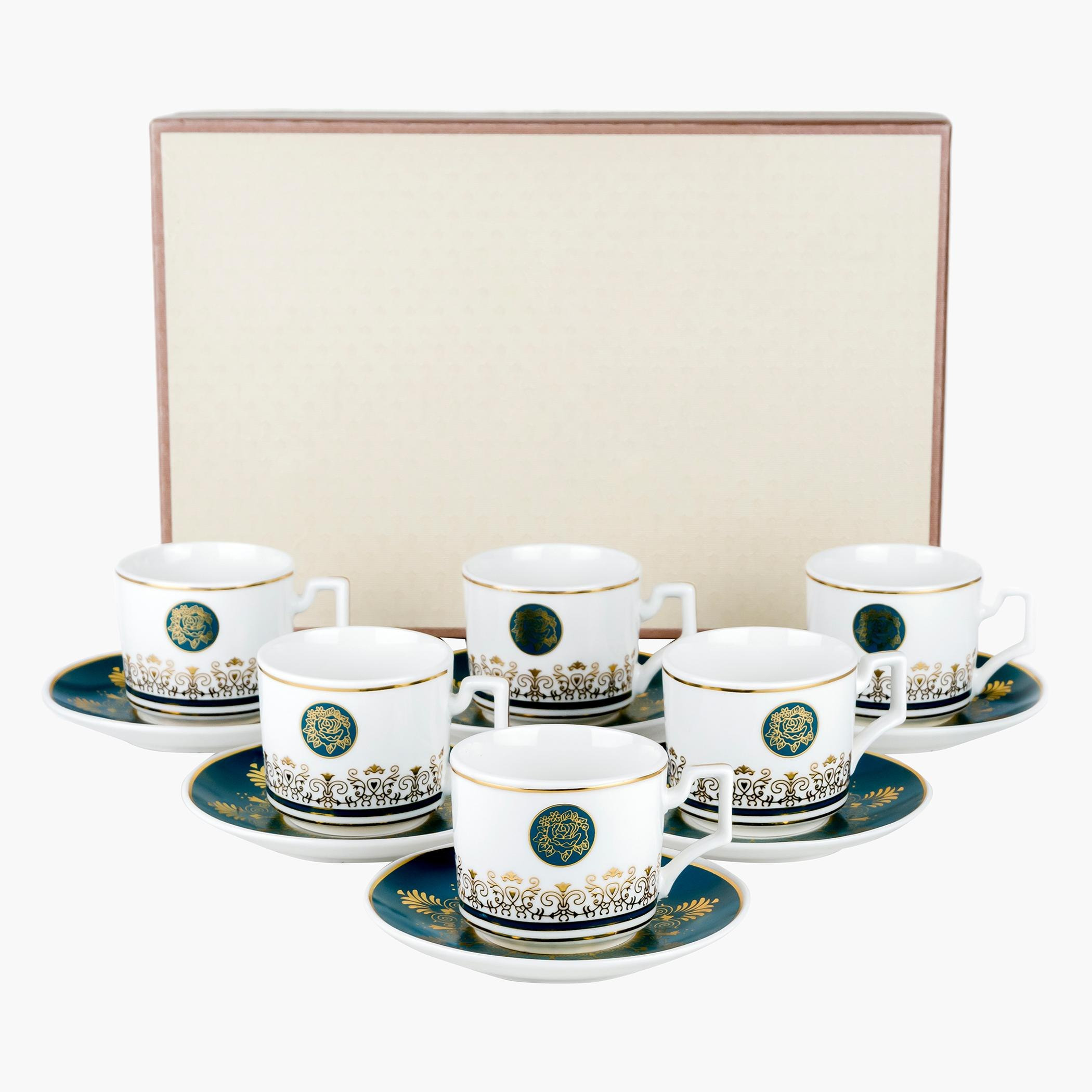 طقم فناجين قهوة 12 قطعة - فيست - 90 مل-hbxhomeware-diningandtabletop-coffeeandteasets-image-3