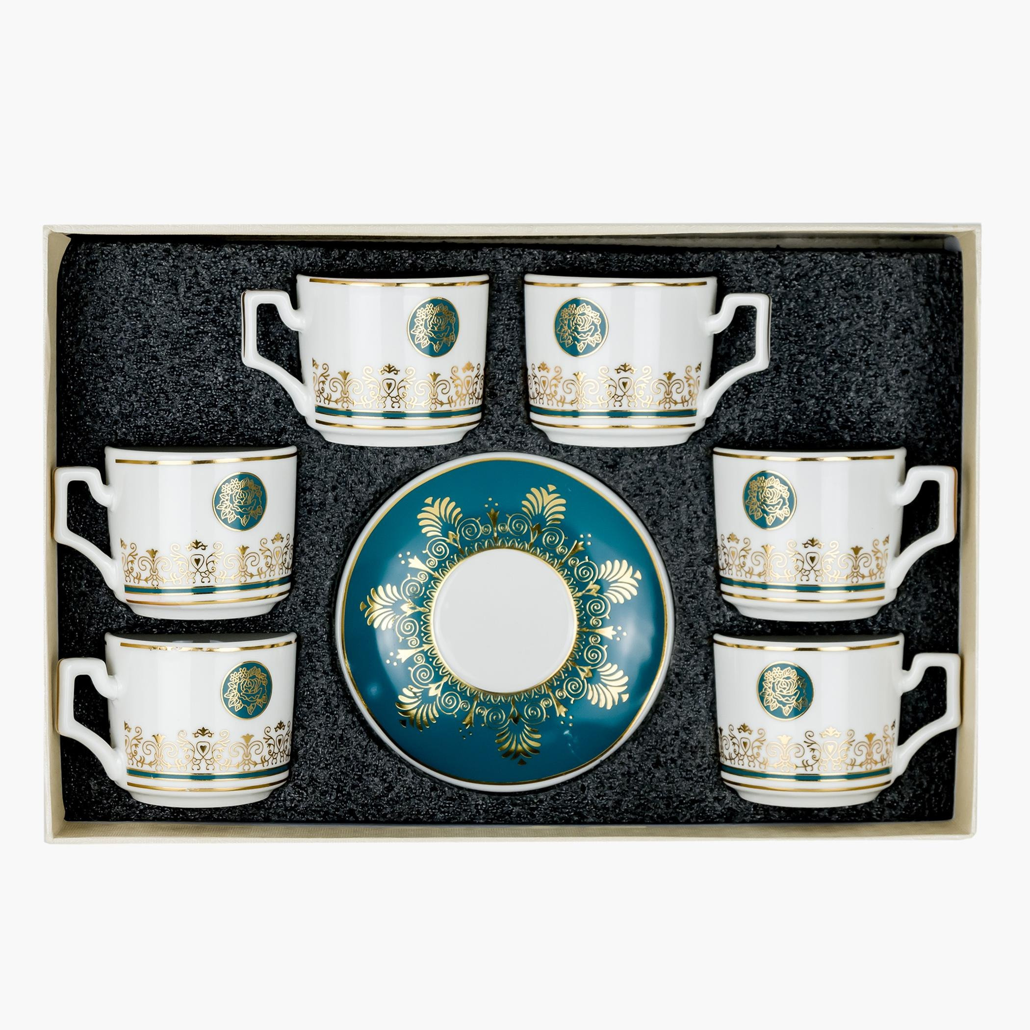 طقم أكواب شاي 12 قطعة من فيست - 180 مل-hbxhomeware-diningandtabletop-coffeeandteasets-image-3