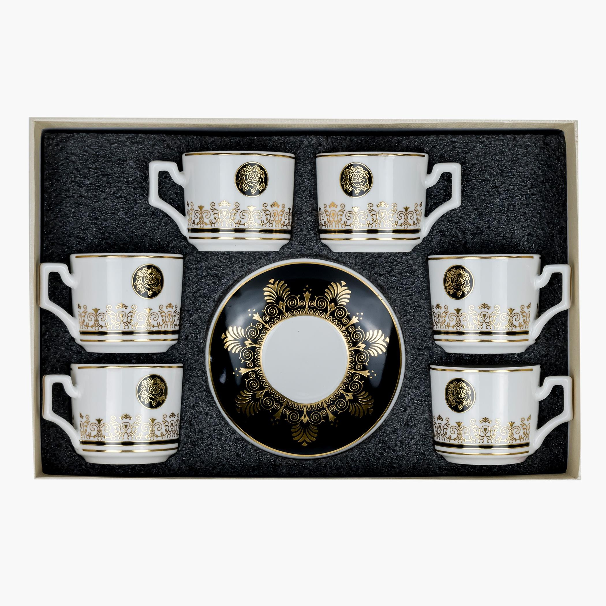 طقم أكواب شاي 12 قطعة من فيست - 180 مل-hbxhomeware-diningandtabletop-coffeeandteasets-image-1