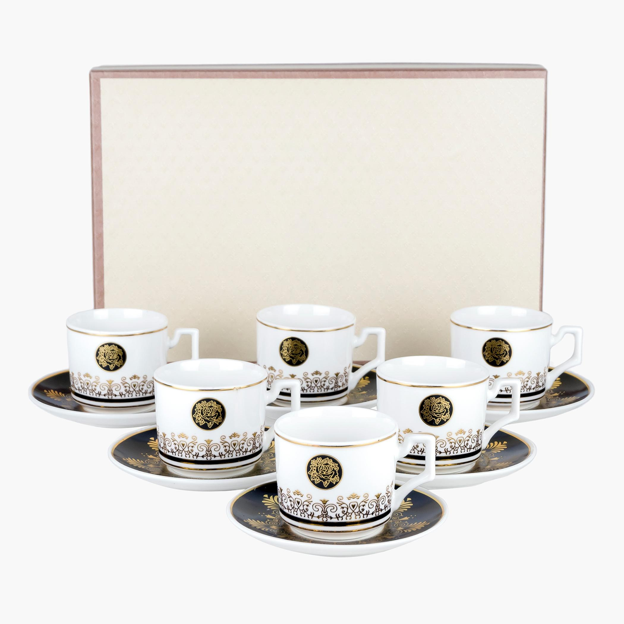 طقم أكواب شاي 12 قطعة من فيست - 180 مل-hbxhomeware-diningandtabletop-coffeeandteasets-image-3
