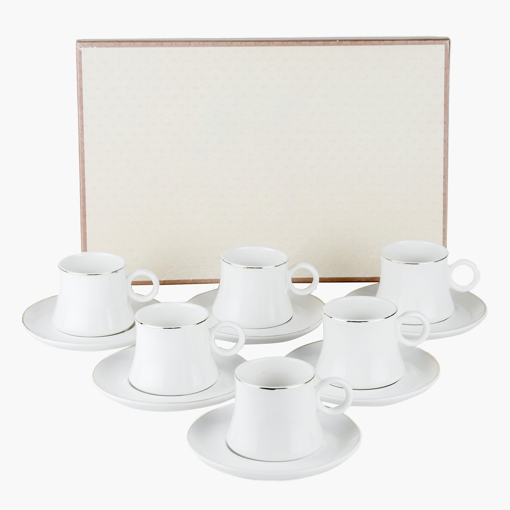 طقم فناجين قهوة 12 قطعة من فيست - 90 مل-hbxhomeware-diningandtabletop-coffeeandteasets-image-1