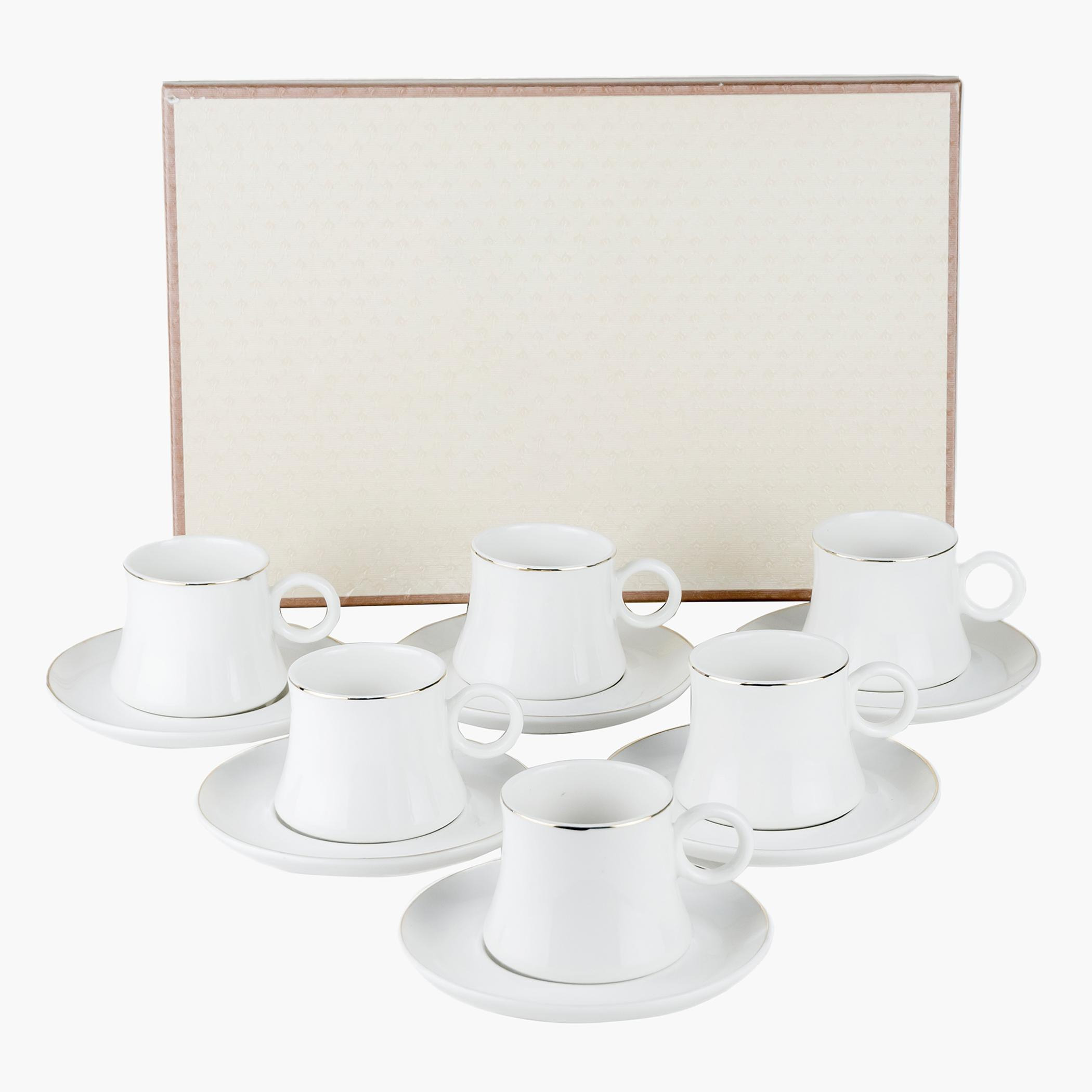 طقم أكواب شاي 12 قطعة من فيست - 180 مل-hbxhomeware-diningandtabletop-coffeeandteasets-image-1