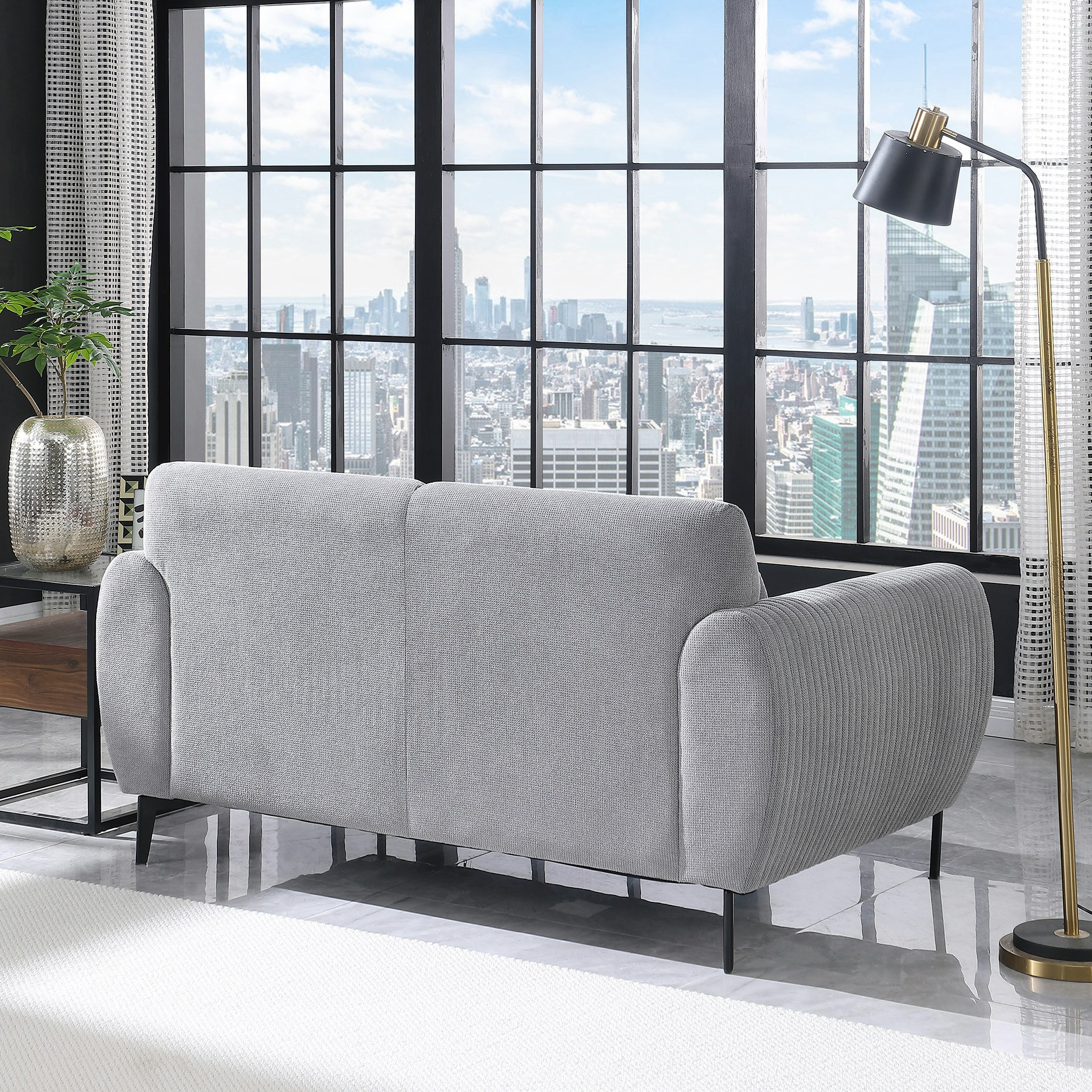 كنبة قماش 2 مقعد مع 2 وسادة من ميبل-hbxlivingroom-sofasandarmchairs-sofas-image-4