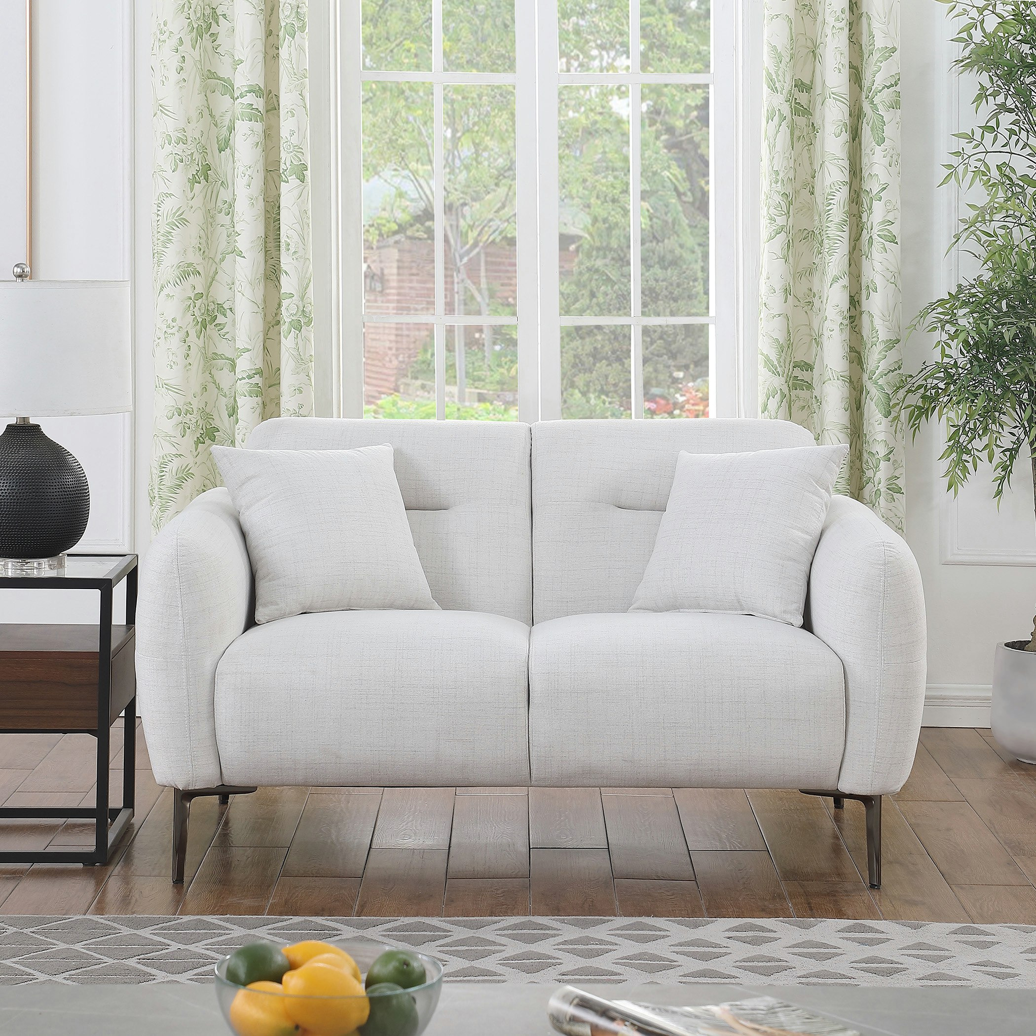 كنبة قماش 2 مقعد مع 2 وسادة من أفيلا-hbxlivingroom-sofasandarmchairs-sofas-image-2