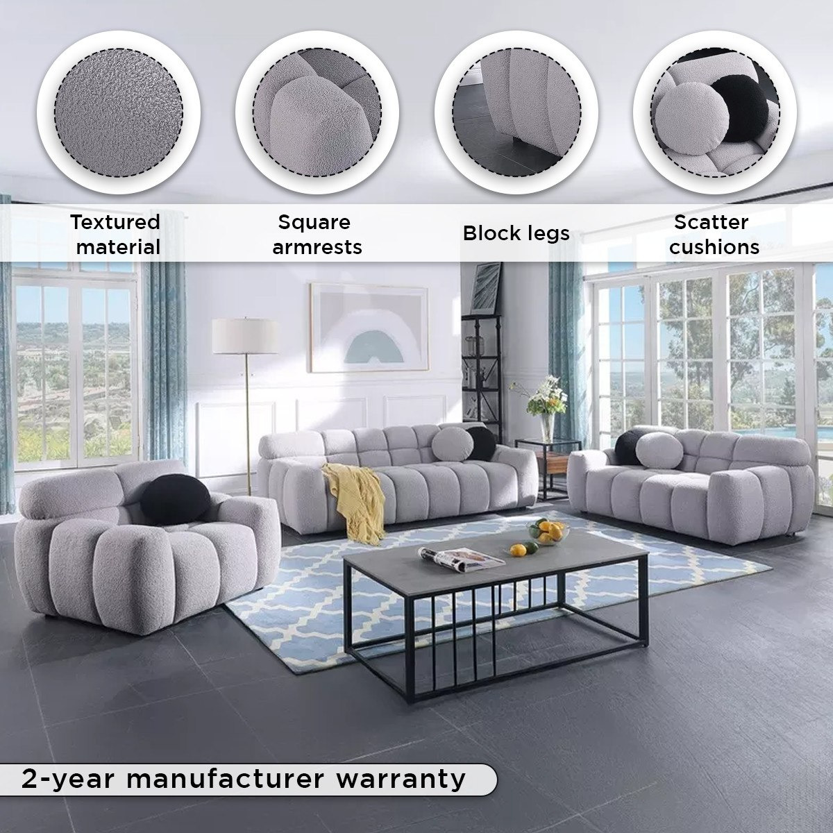 كنبة قماش 3 مقاعد مع 2 وسادة من بابل-hbxlivingroom-sofasandarmchairs-sofas-image-4