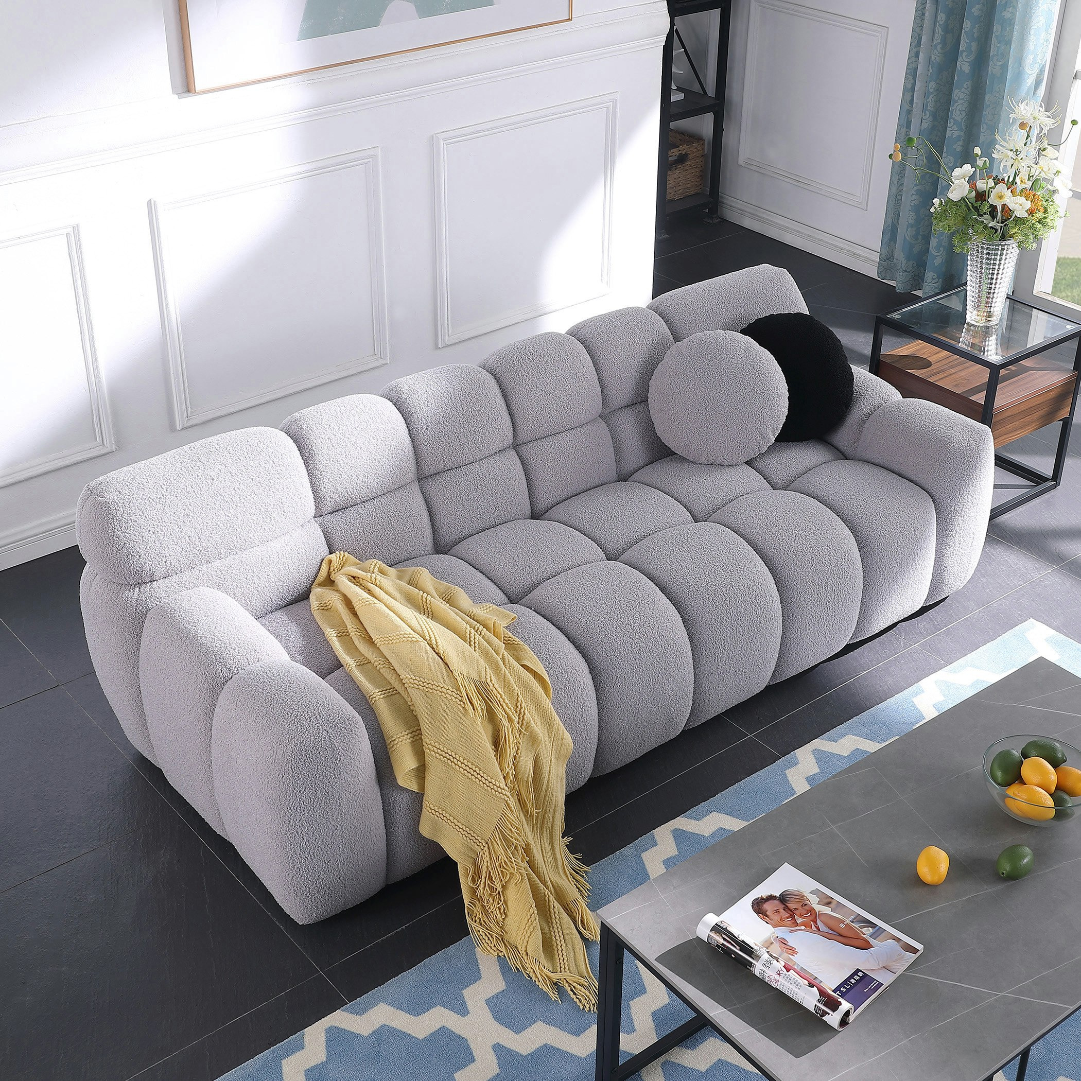 كنبة قماش 3 مقاعد مع 2 وسادة من بابل-hbxlivingroom-sofasandarmchairs-sofas-image-3