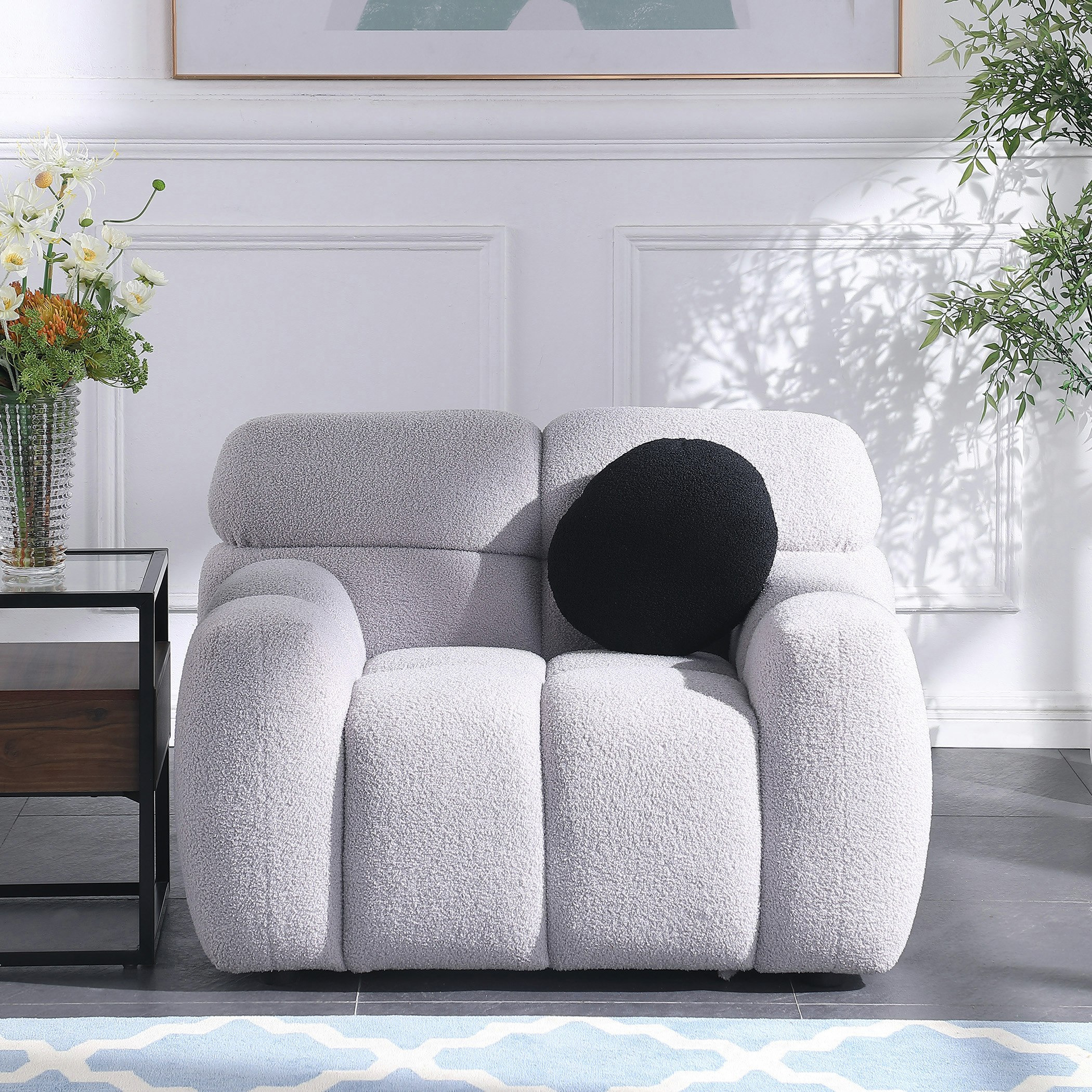 كنبة قماش بمساند ذراعين مع وسادة من بابل-hbxlivingroom-sofasandarmchairs-sofas-image-2