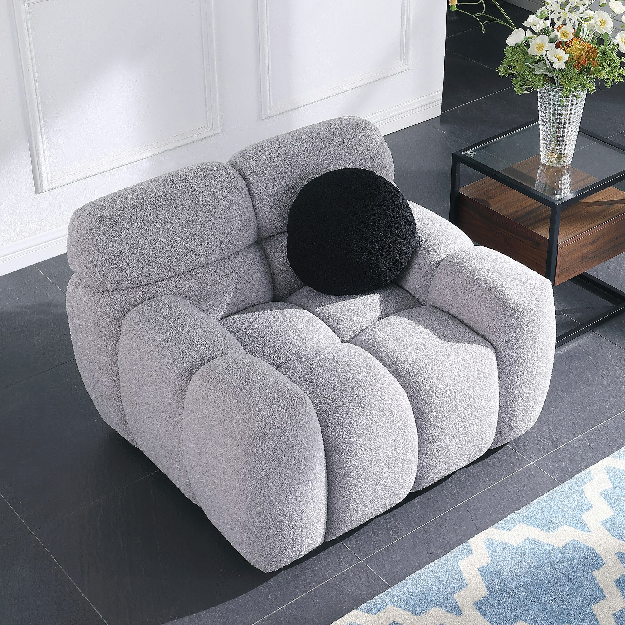 كنبة قماش بمساند ذراعين مع وسادة من بابل-hbxlivingroom-sofasandarmchairs-sofas-image-3