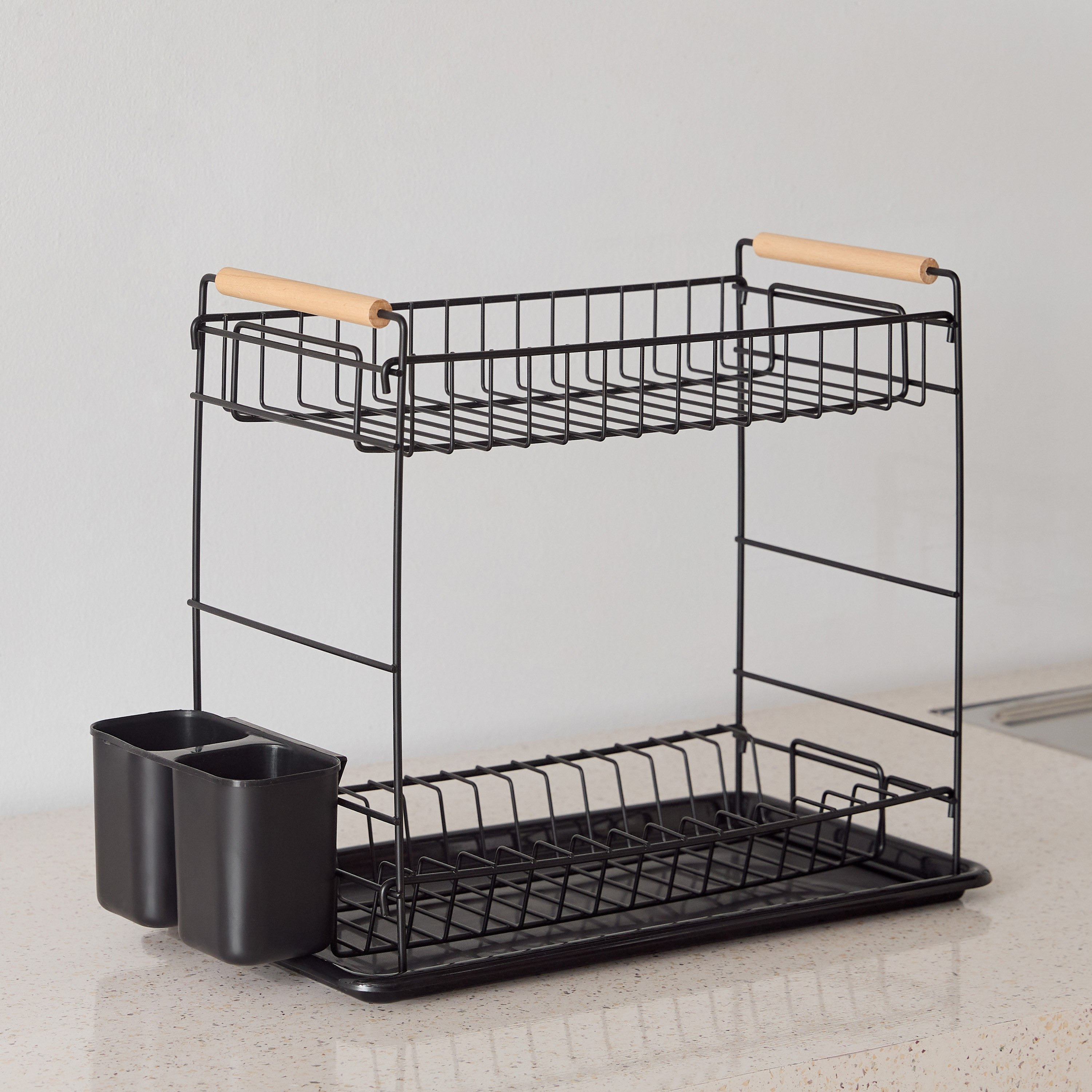 رف صحون طابقين مع حامل من دازي-hbxhomeware-hbxkitchen-image-1