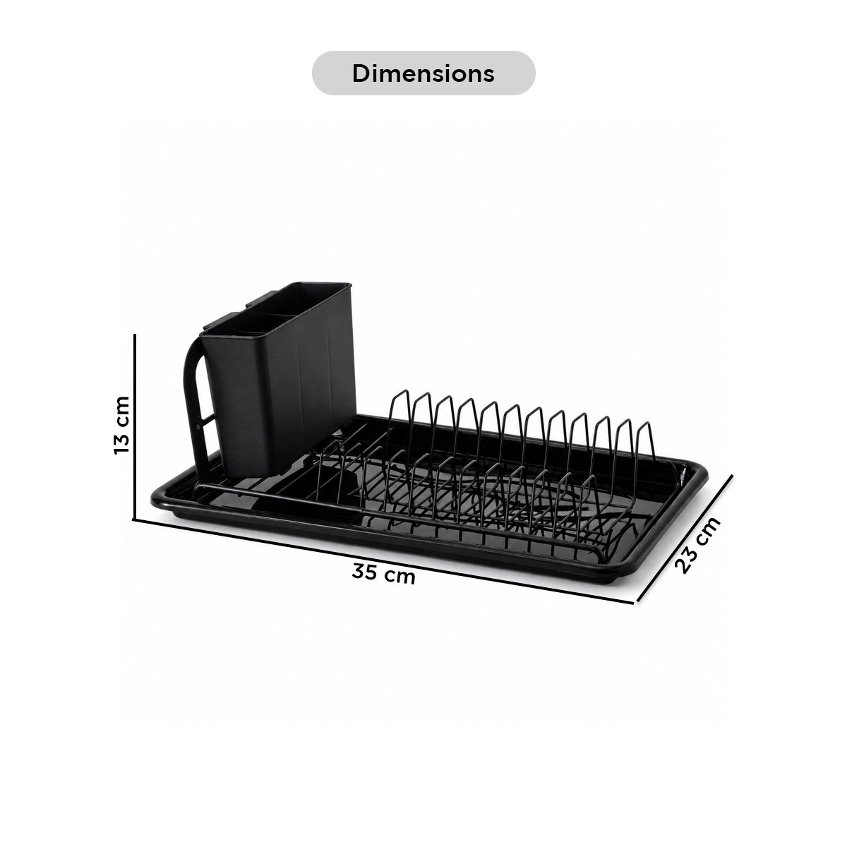 Daisy Dish Rack with Holder - 35 cm-hbxhomeware-hbxkitchen-image-11