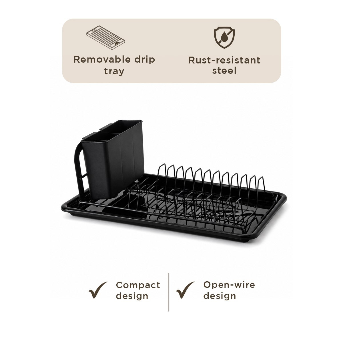 Daisy Dish Rack with Holder - 35 cm-hbxhomeware-hbxkitchen-image-9