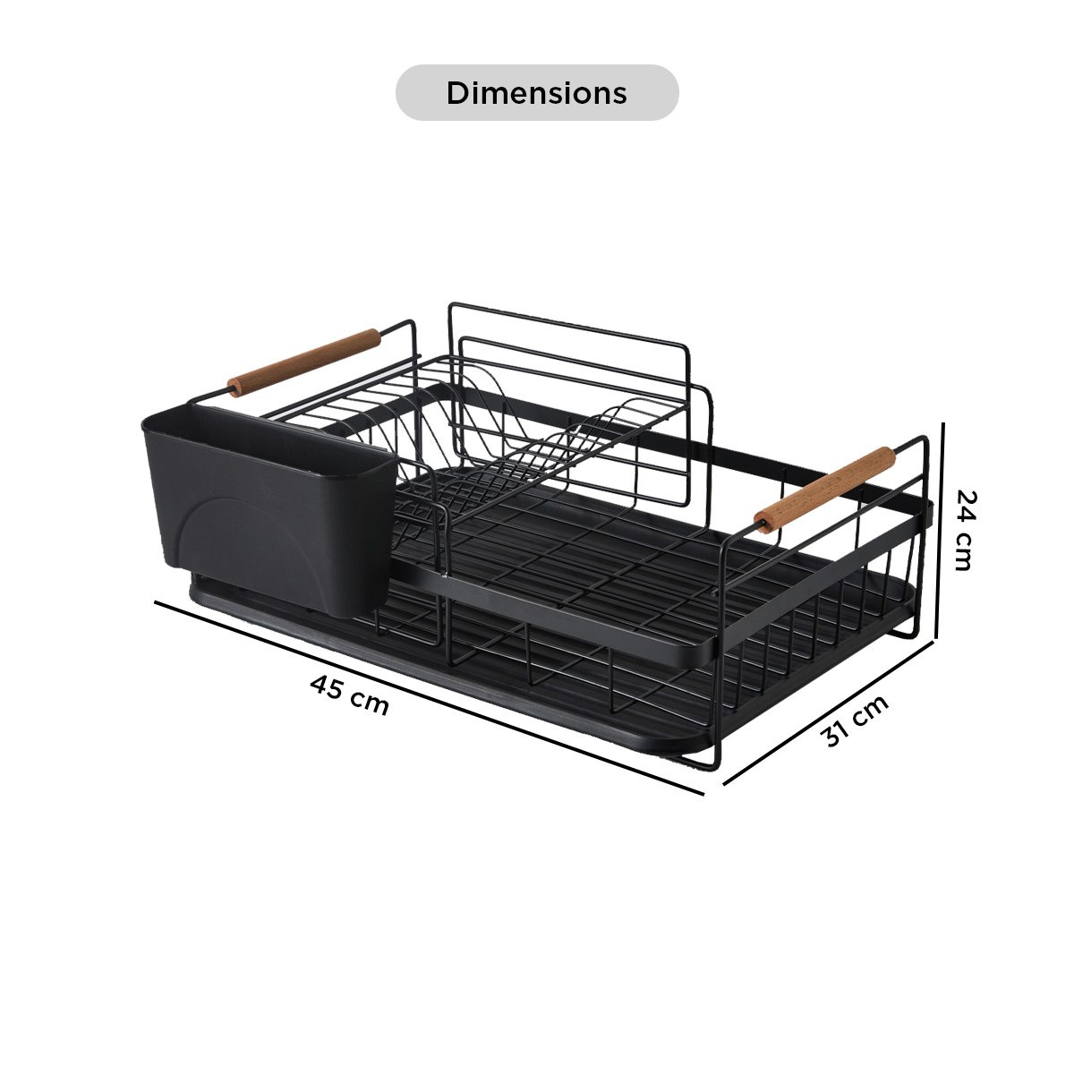Daisy 1-Tier Dish Rack with Holder-hbxhomeware-hbxkitchen-image-11