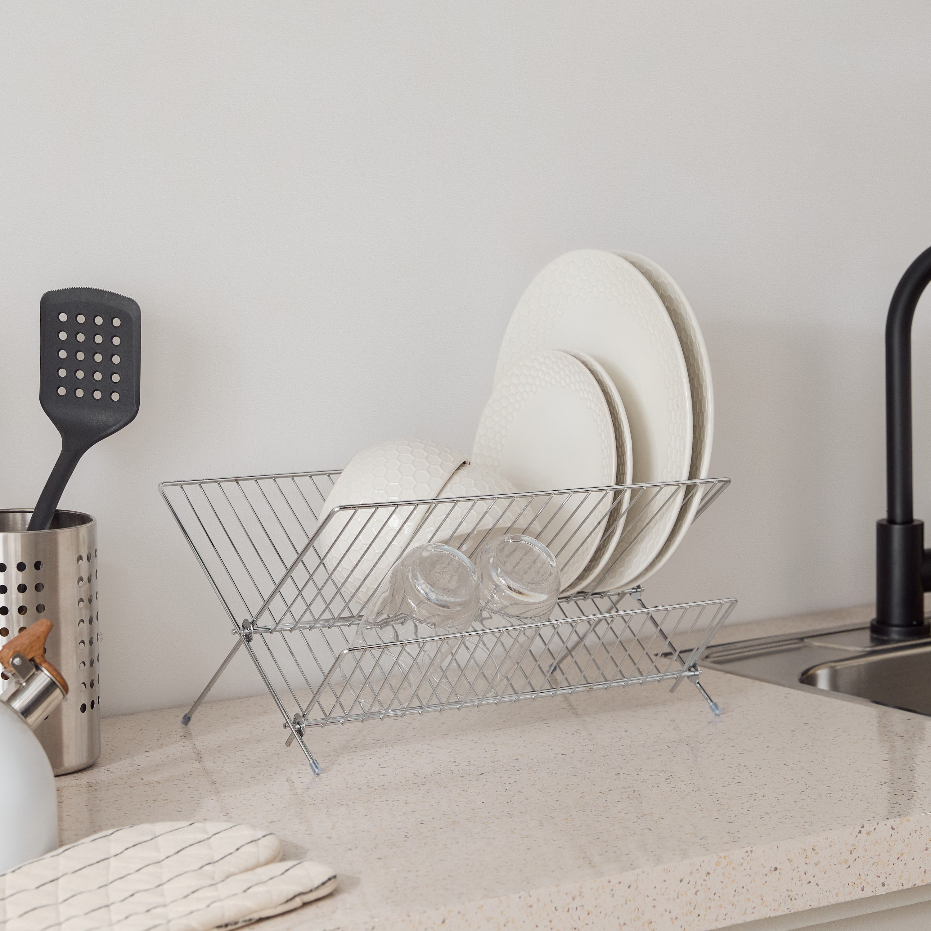 Daisy Foldable Dish Rack-hbxhomeware-hbxkitchen-image-5