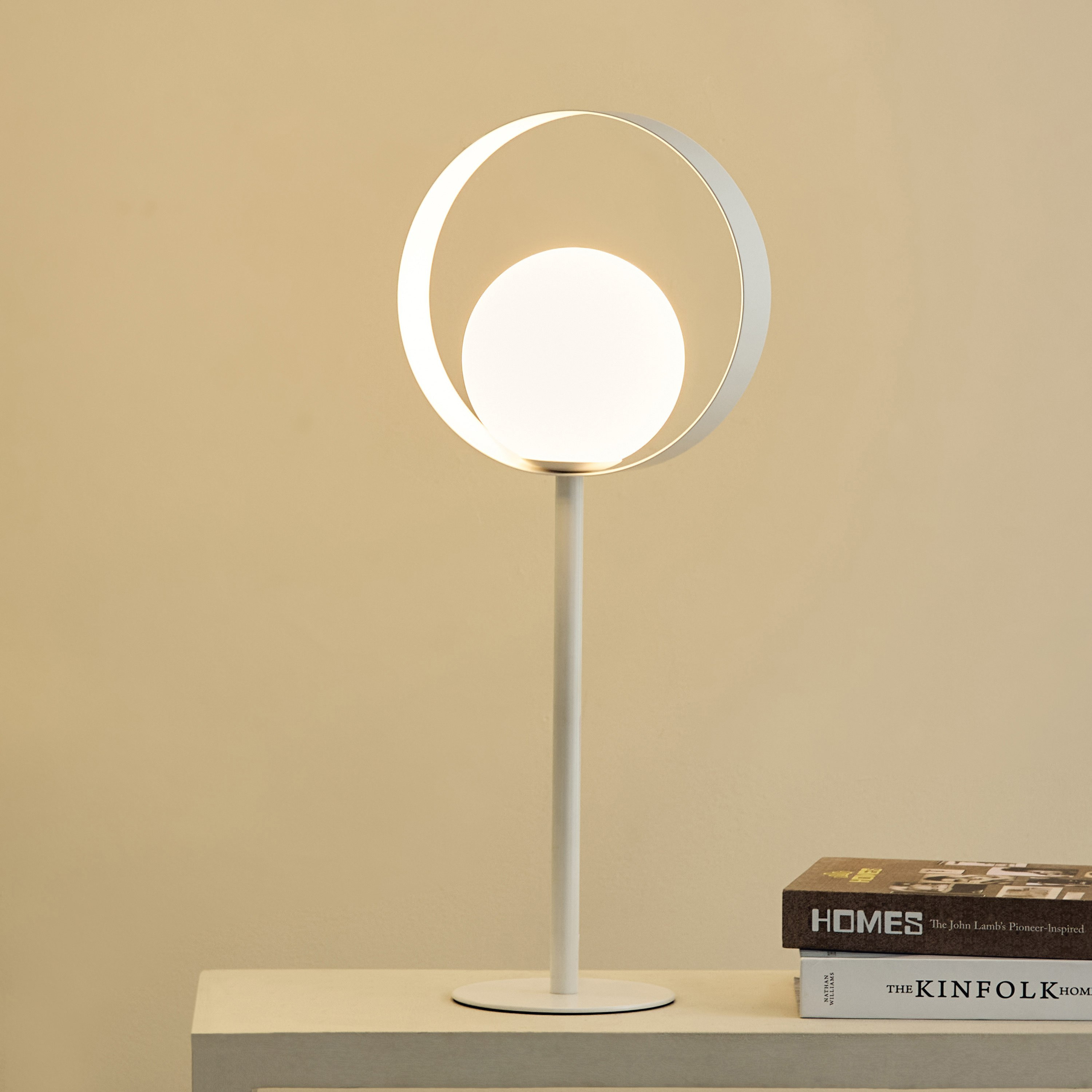 مصباح طاولة معدن من رولينز - 25x61 سم