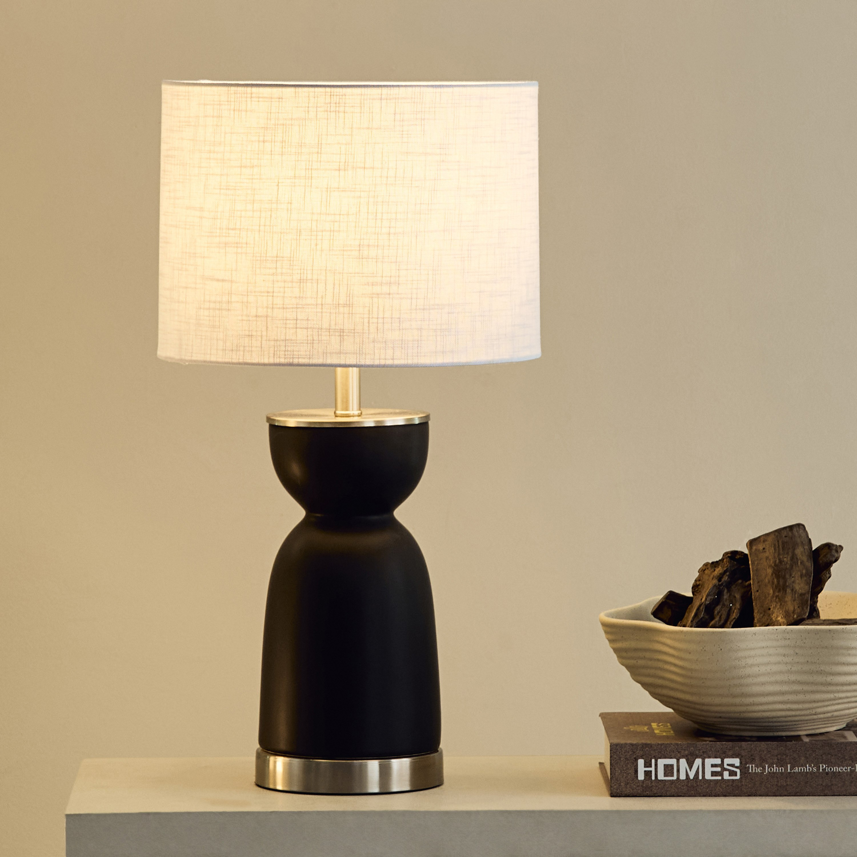 Rollins Ceramic Table Lamp - 28x52 cm-PROMO_HB_AE_B1G1_250925-image-2