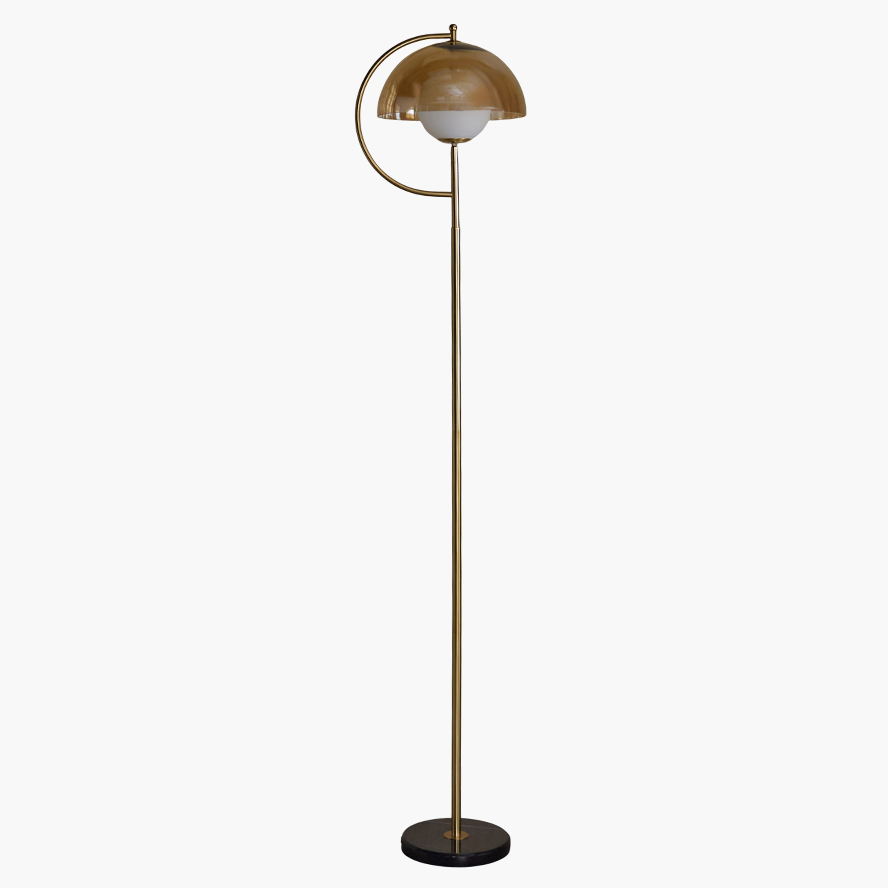 مصباح أرضية معدن بغطاء زجاج من رولينز - 164 سم-hbxhomeware-hbxlivingroom-image-6