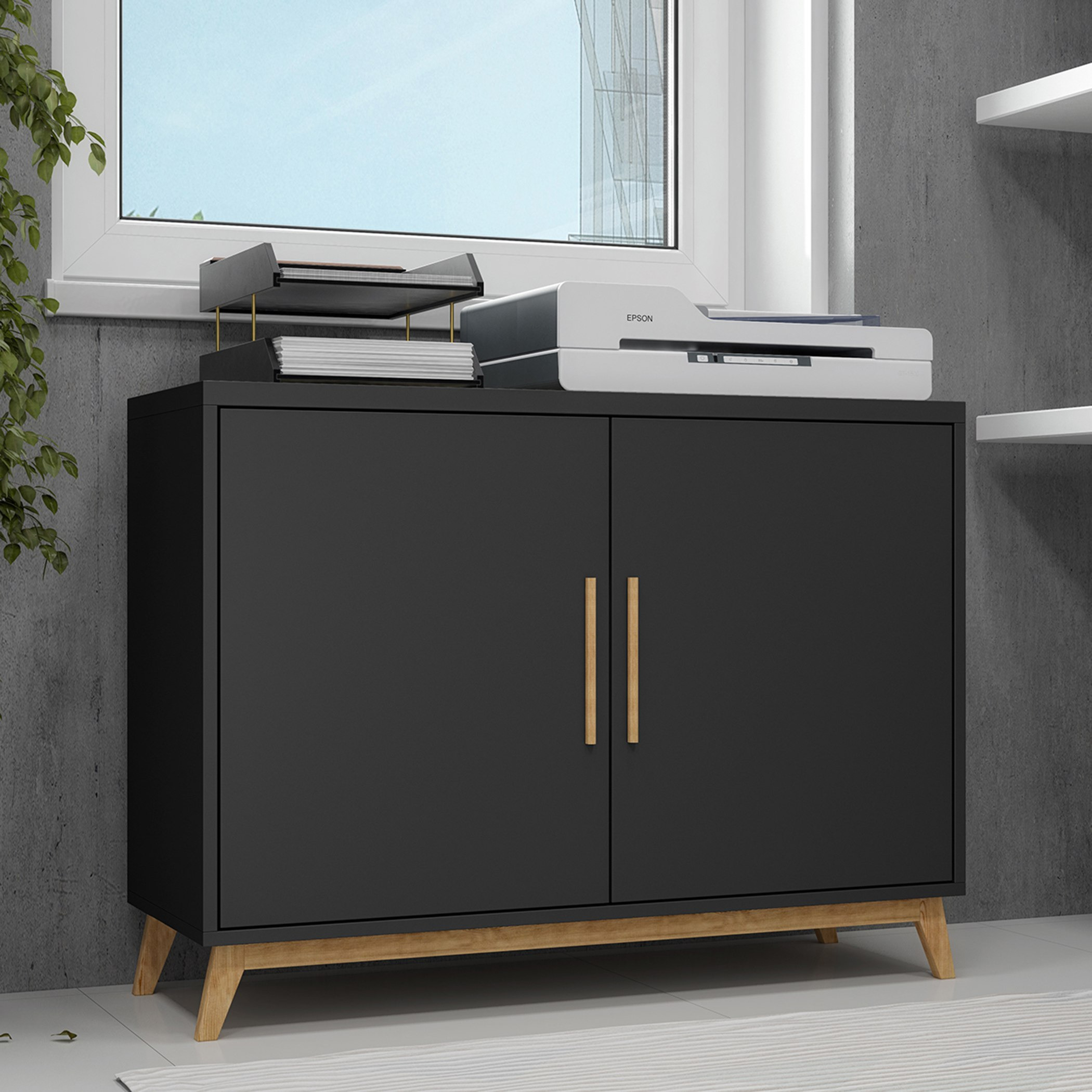 Bianca Londrina Multi-Purpose Cabinet-hbxfurniture-diningroom-buffetsandsideboards-image-1