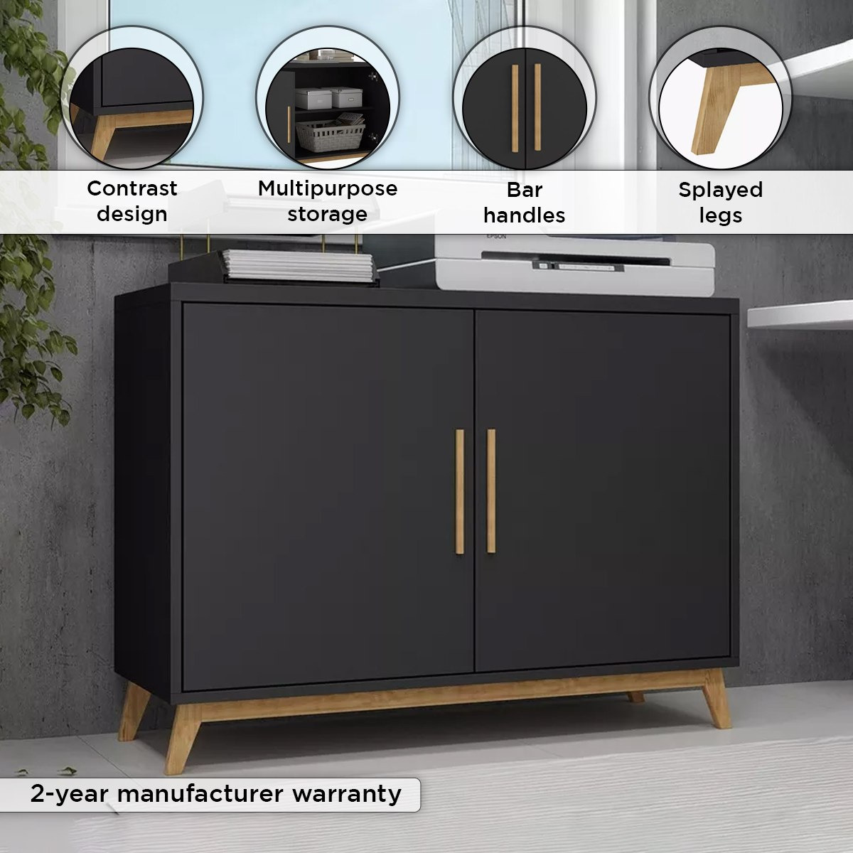 Bianca Londrina Multi-Purpose Cabinet-hbxfurniture-diningroom-buffetsandsideboards-image-4