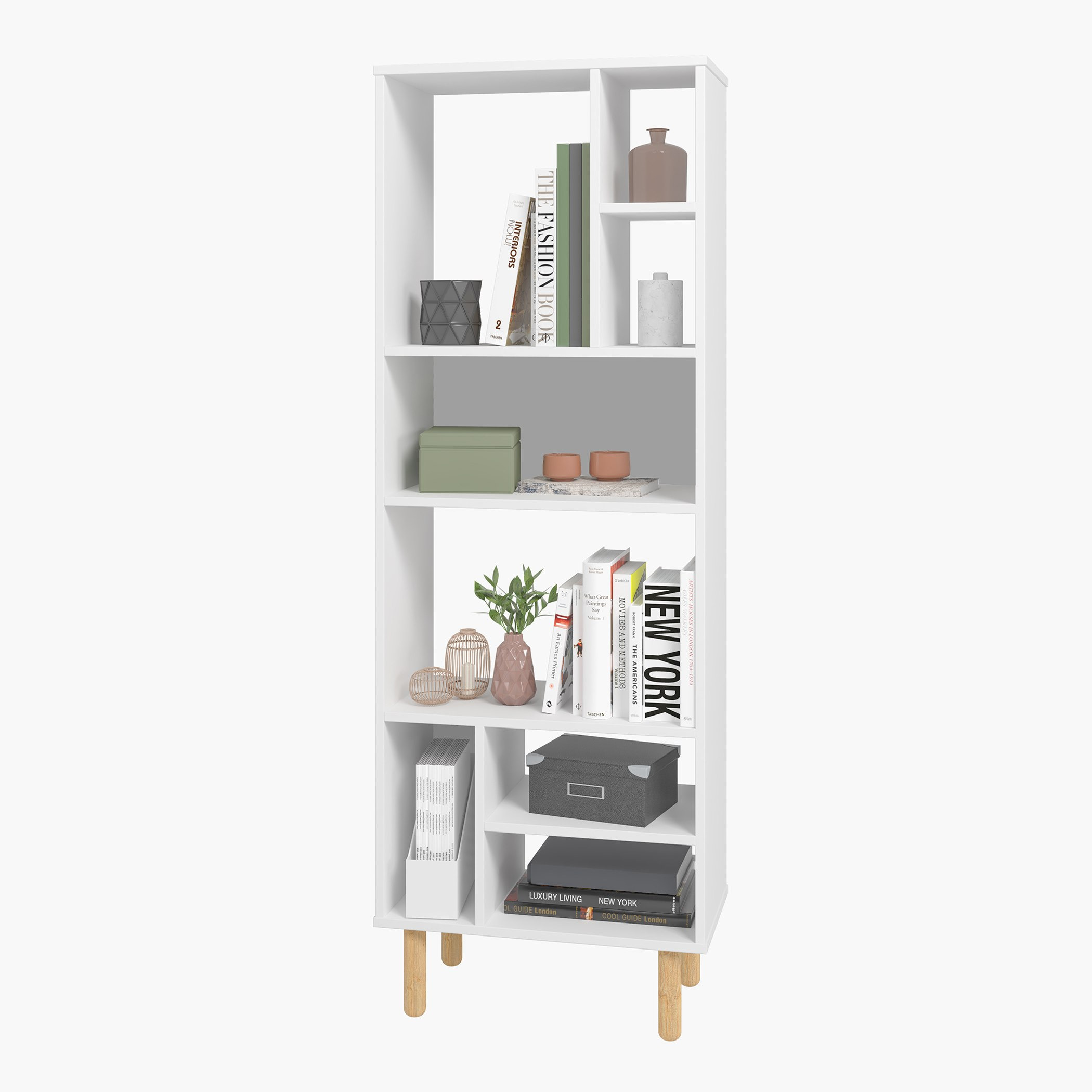 Bianca Londrina Tall Book Cabinet-hbxfurniture-office-bookcases-image-3