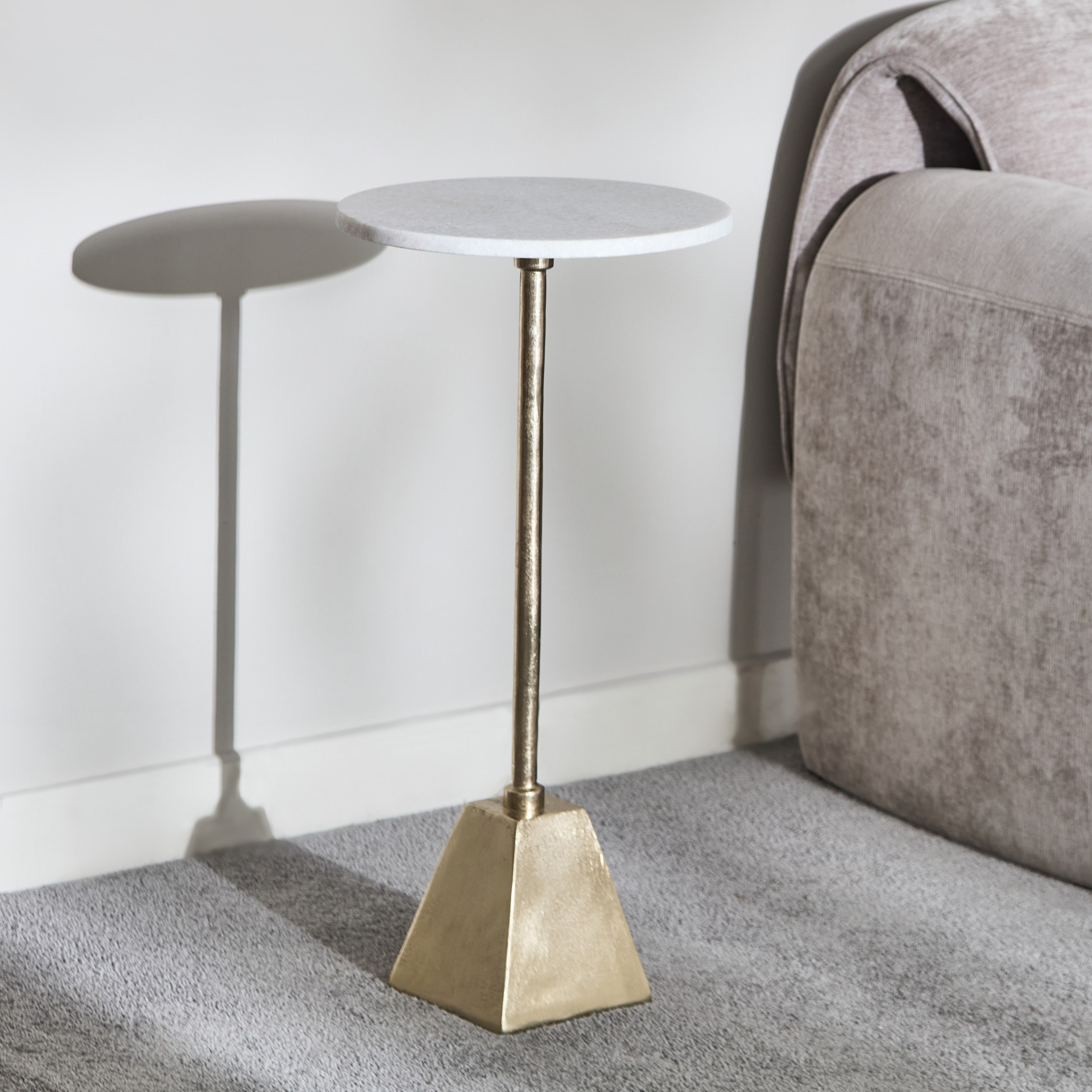Cavon Dionne Genuine Marble Top Accent Table-hbxfurniture-livingroom-endtables-image-2