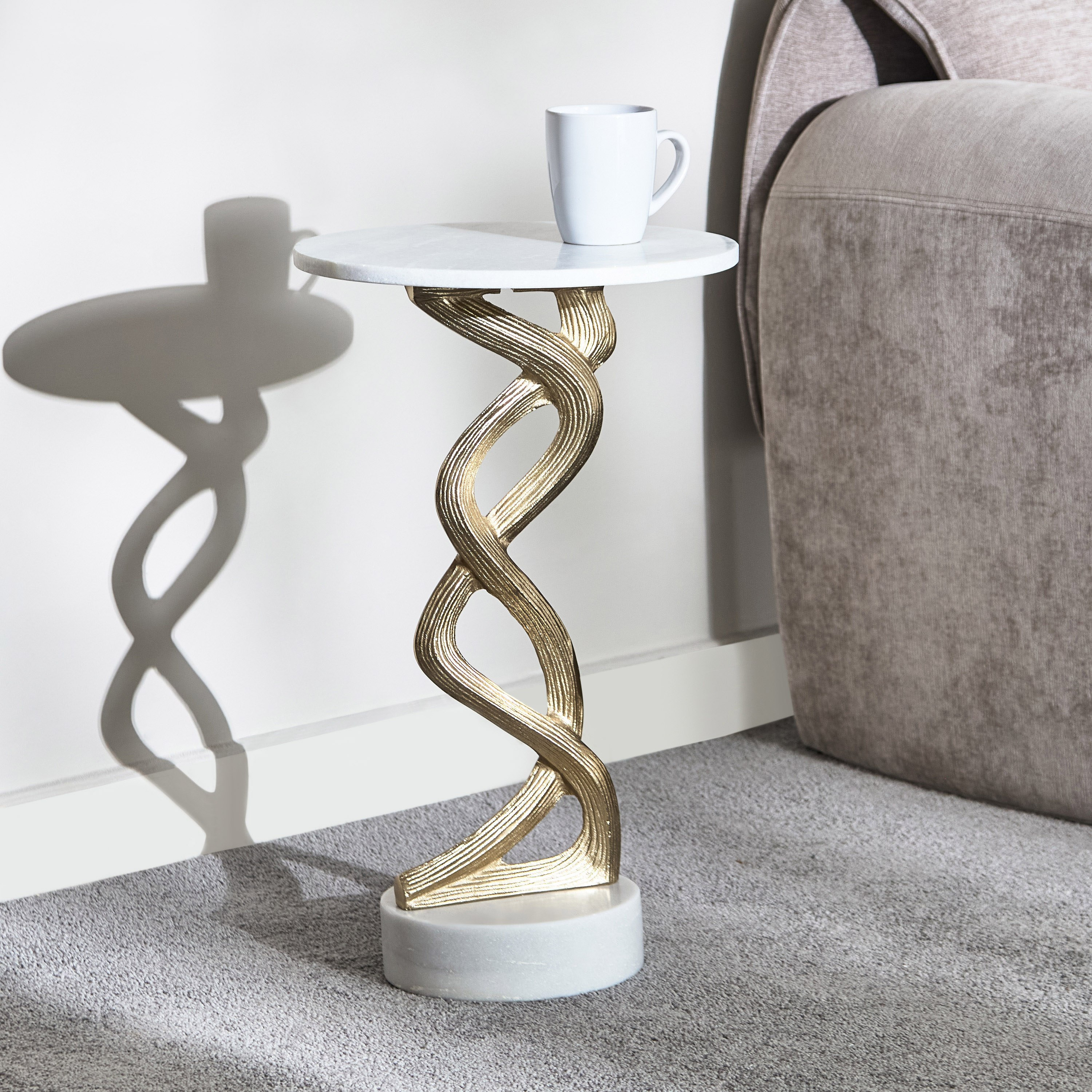 طاولة بسطح من الرخام الأصلي - هيدي من فيندرا -hbxfurniture-livingroom-endtables-image-1