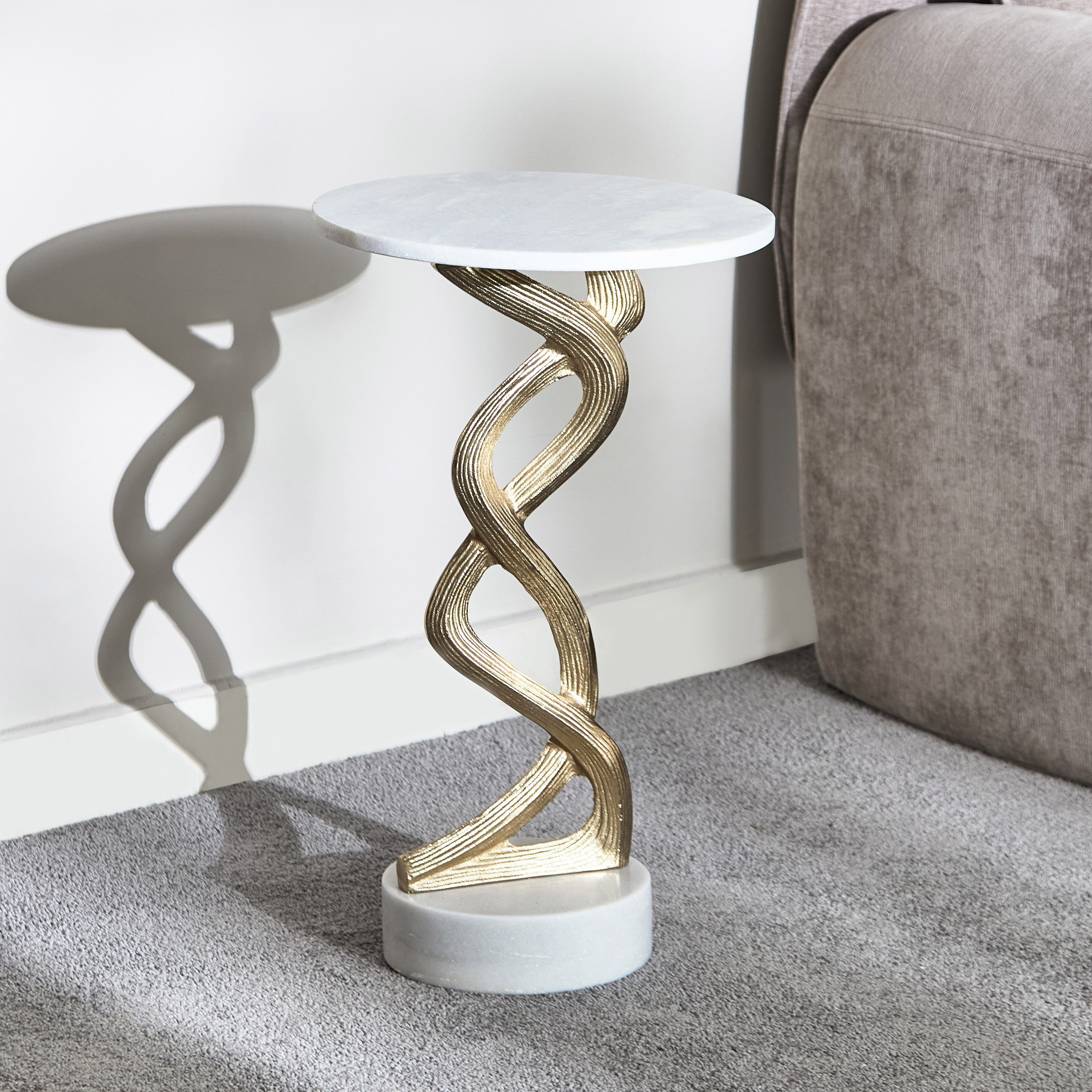 طاولة بسطح من الرخام الأصلي - هيدي من فيندرا -hbxfurniture-livingroom-endtables-image-2