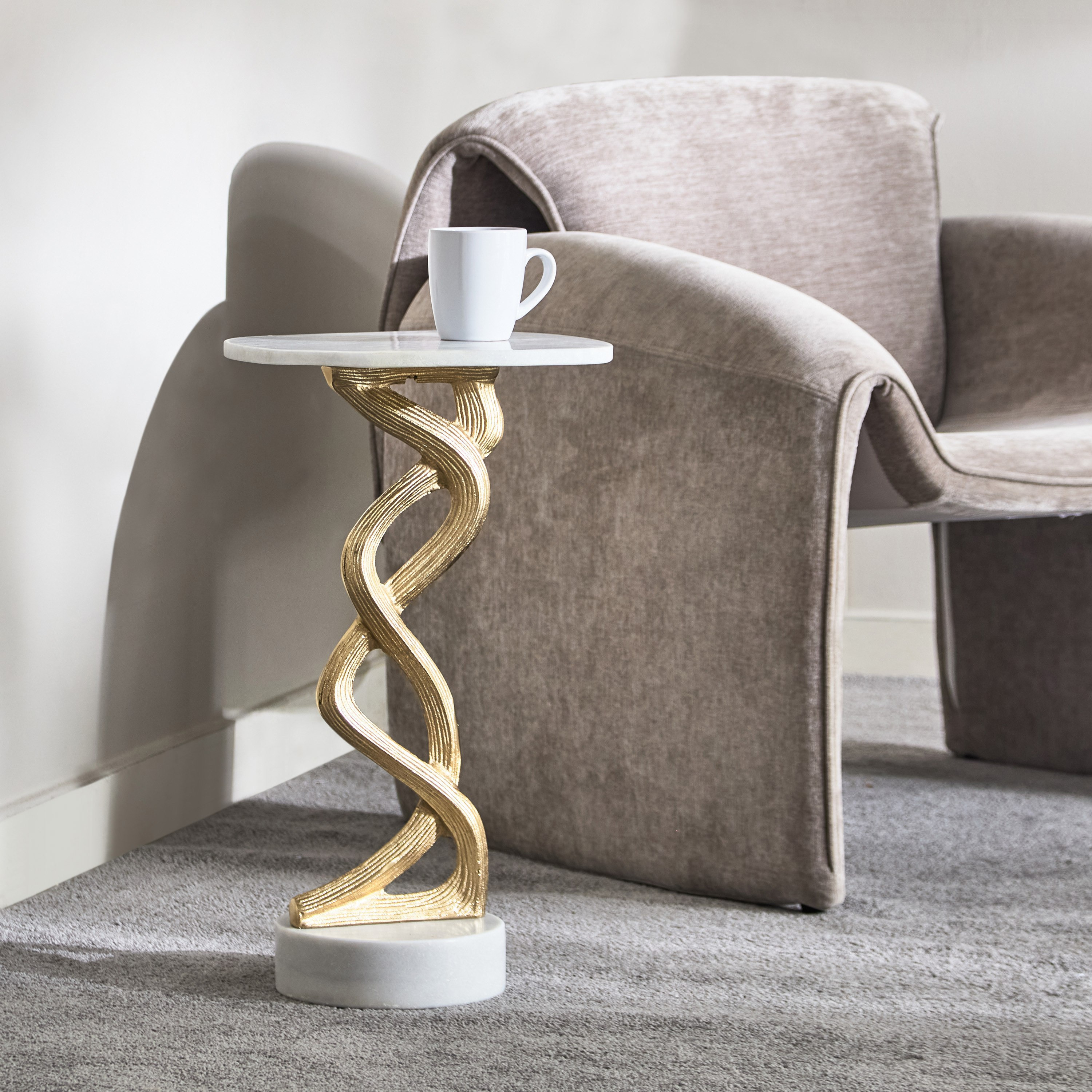 طاولة بسطح من الرخام الأصلي - هيدي من فيندرا -hbxfurniture-livingroom-endtables-image-7
