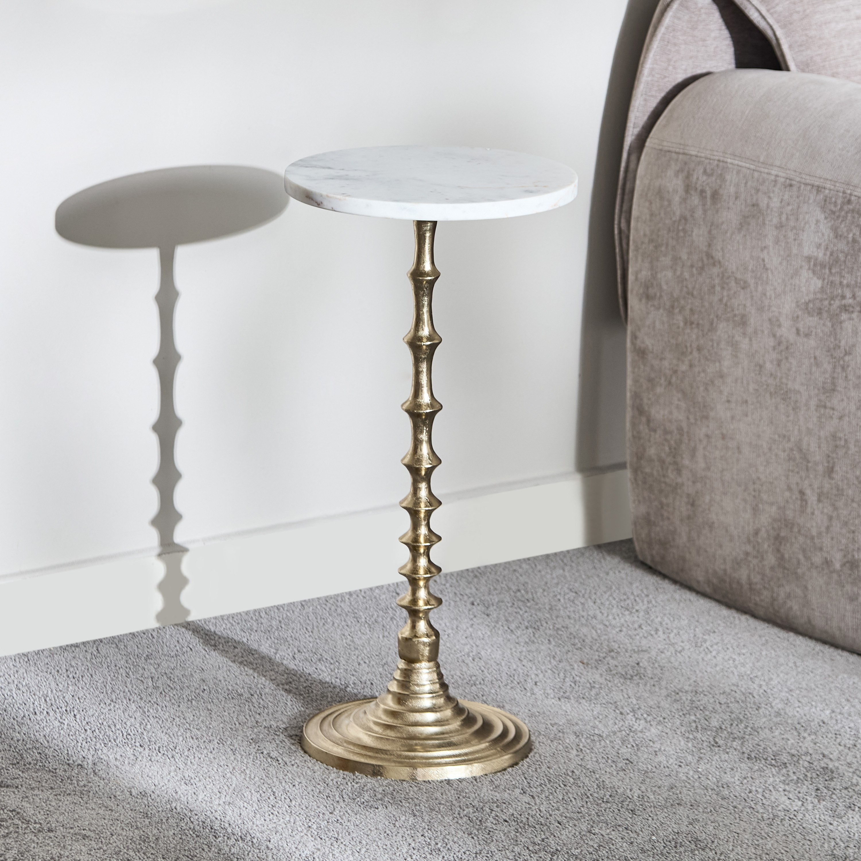 Cavon Roma Genuine Marble Top Accent Table-hbxfurniture-livingroom-endtables-image-2