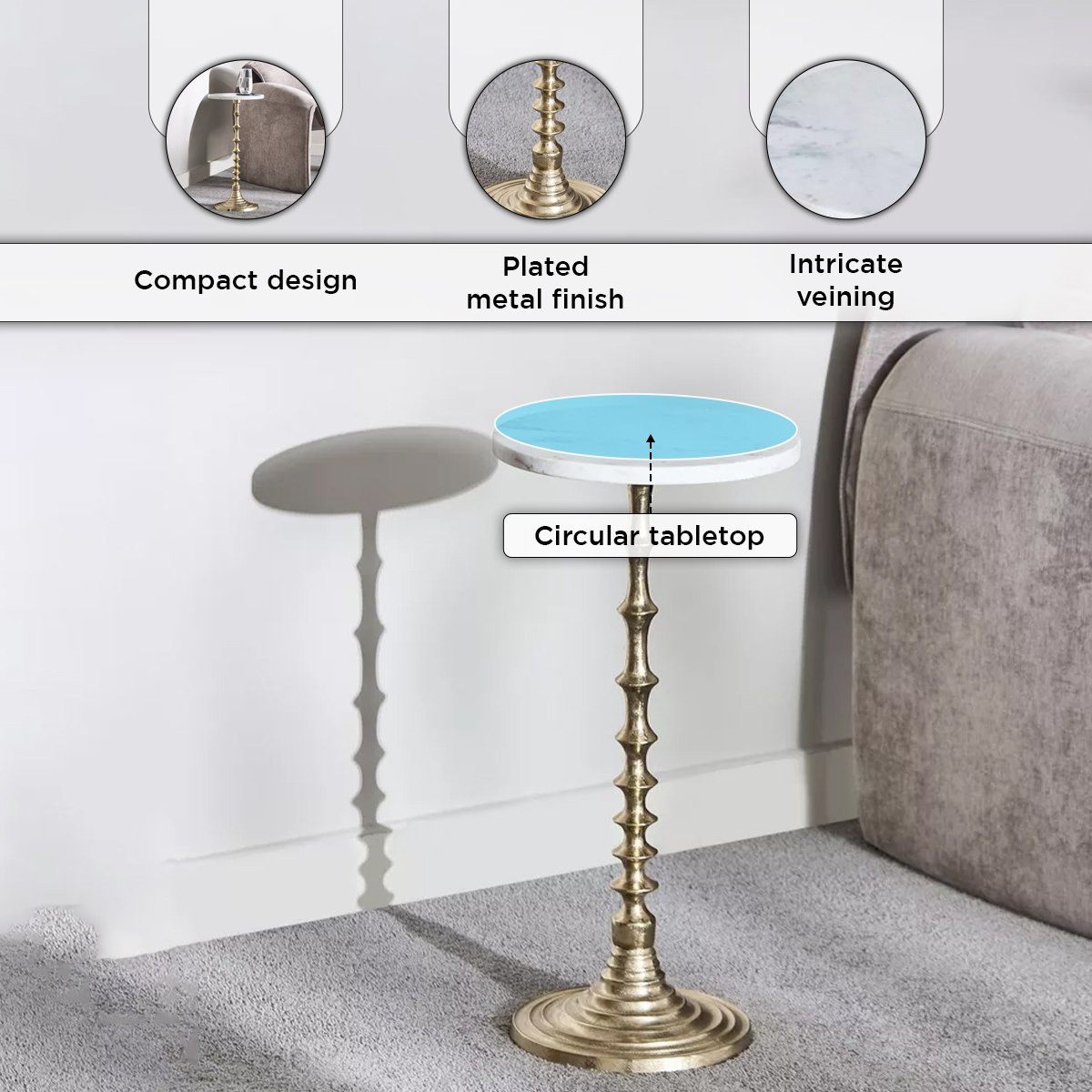 Cavon Roma Genuine Marble Top Accent Table-hbxfurniture-livingroom-endtables-image-6