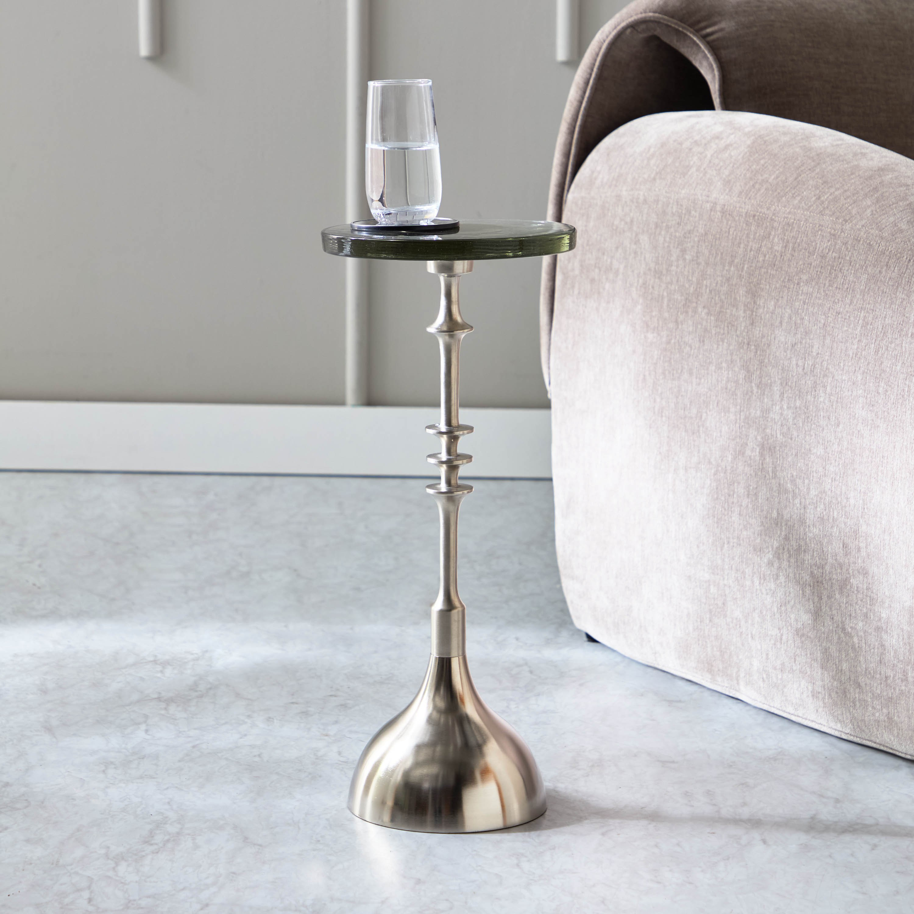 Cavon Edith Glass Top Accent Table-hbxfurniture-livingroom-endtables-image-1