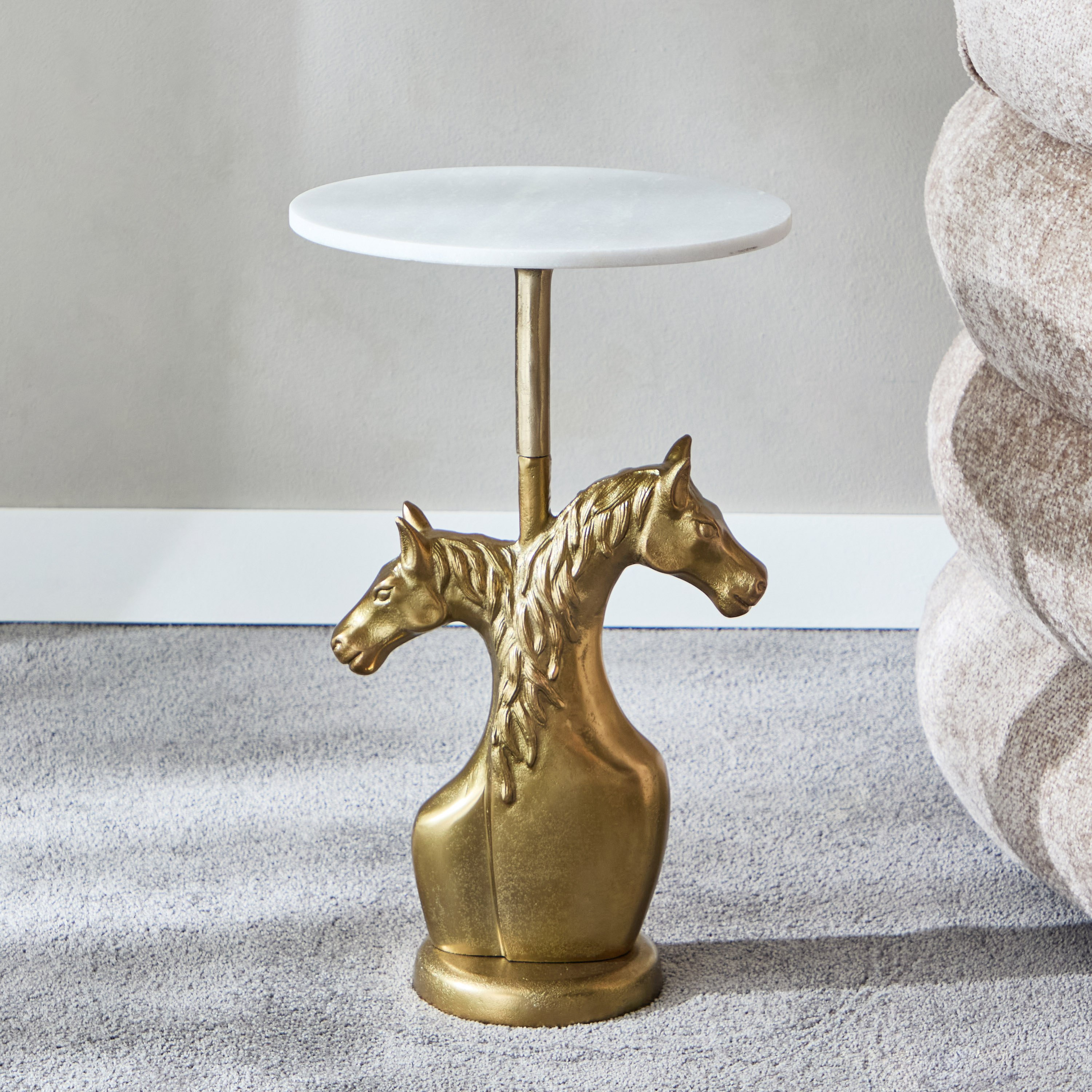 Cavon Friesian Genuine Marble Top Accent Table-hbxfurniture-livingroom-endtables-image-2
