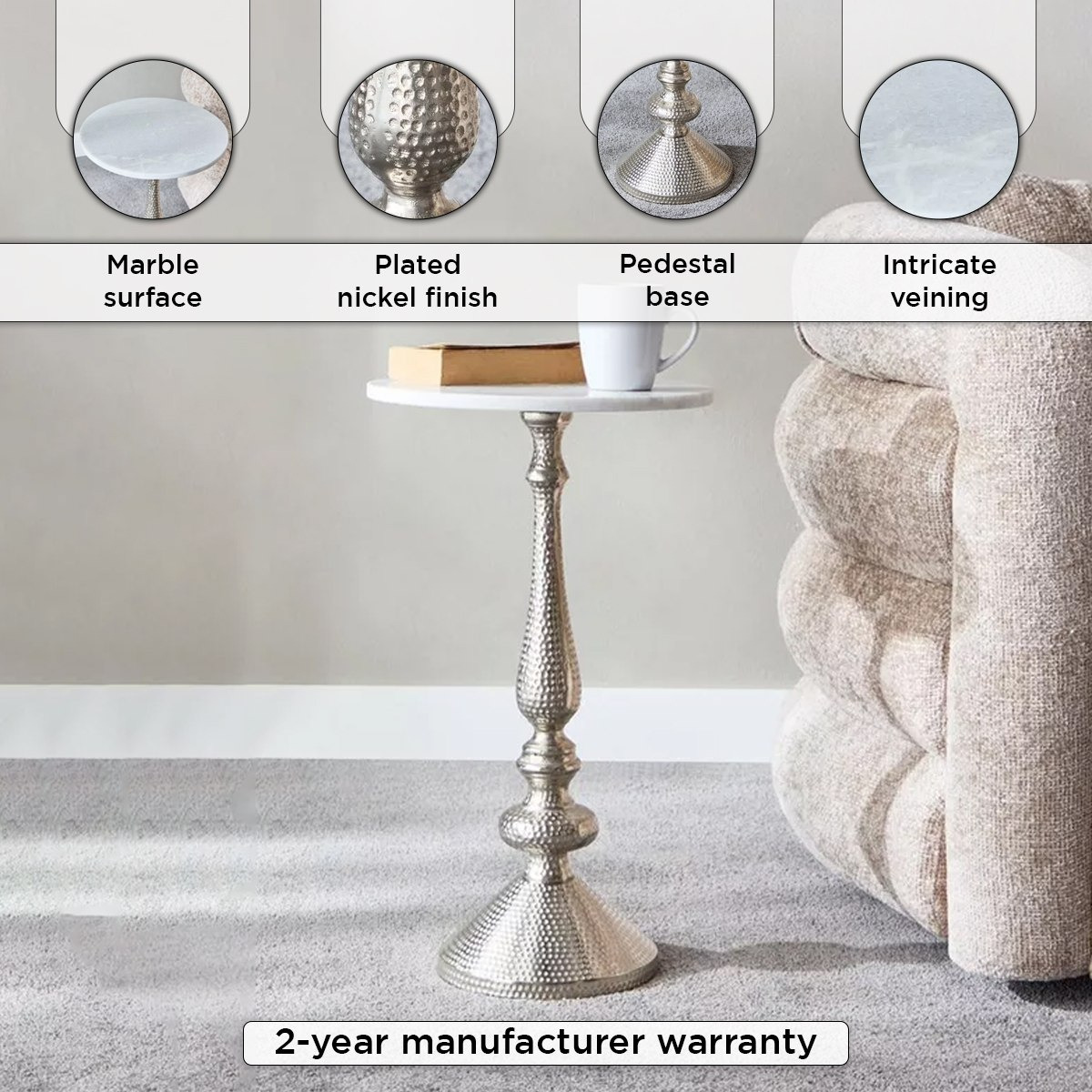 Cavon Torim Genuine Marble Top Accent Table-hbxfurniture-livingroom-endtables-image-4