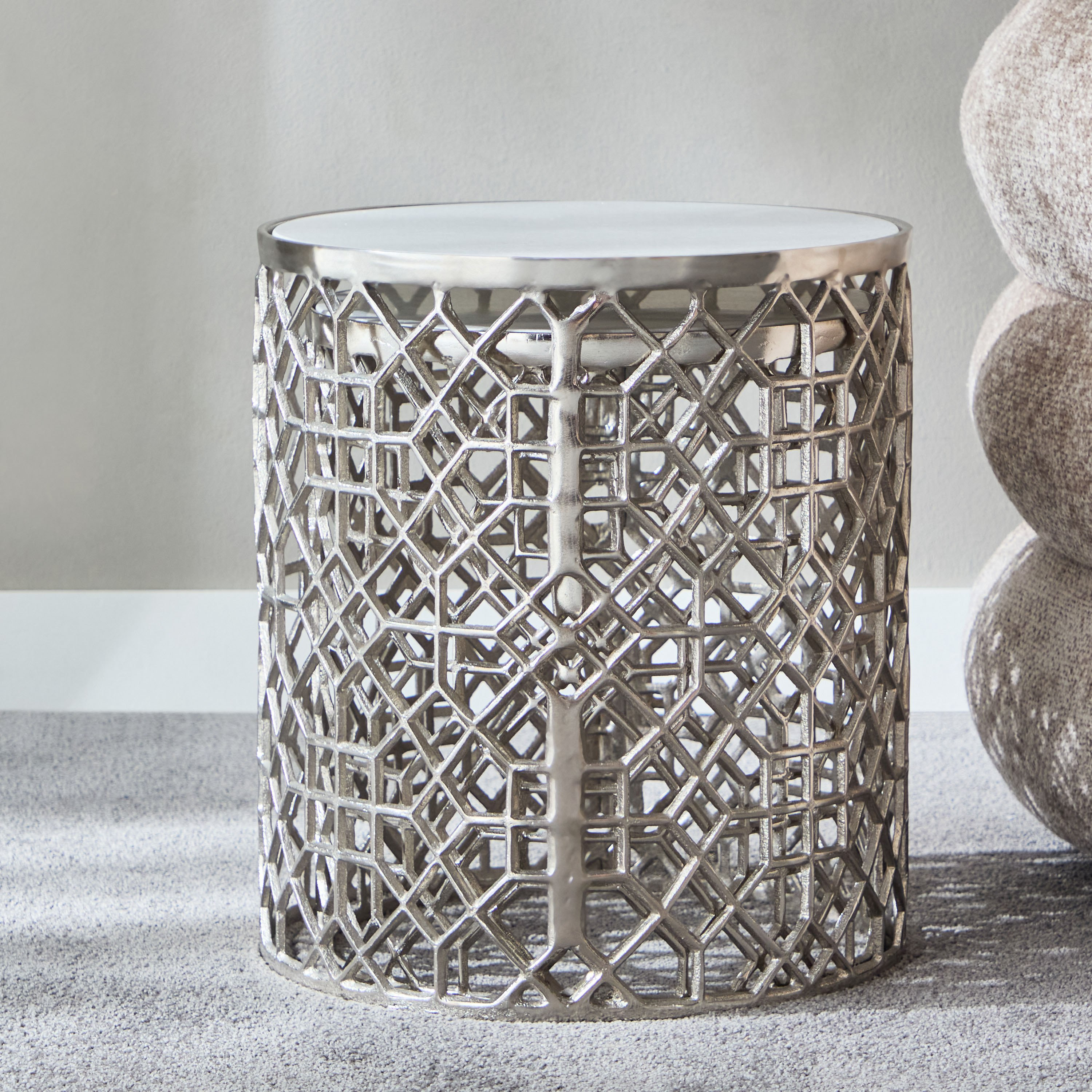طقم طاولة من قطعتين بسطح من الرخام الأصلي - تاليثا من كافون-hbxfurniture-livingroom-endtables-image-4
