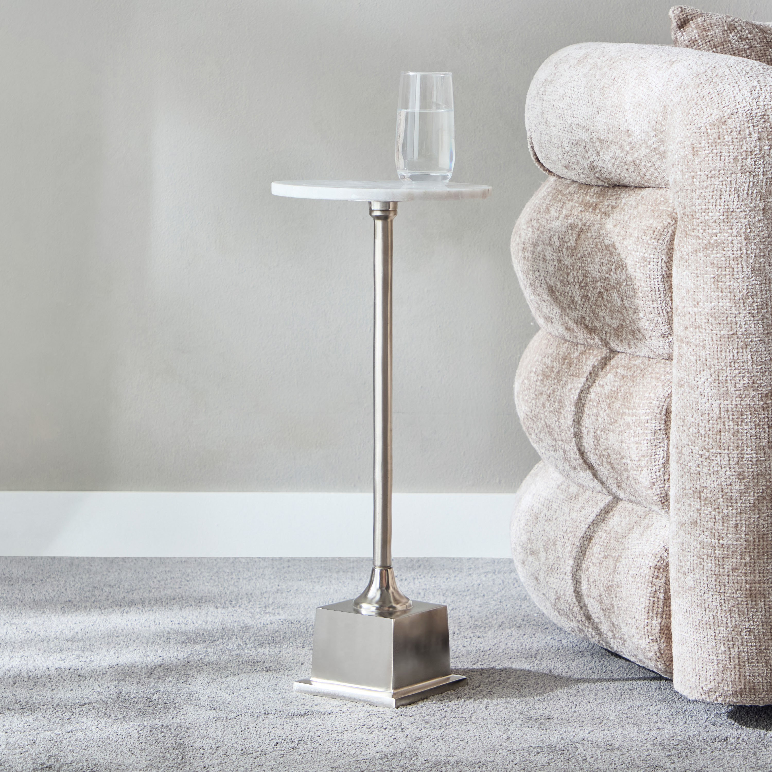 Cavon Cervo Genuine Marble Top Accent Table-hbxfurniture-livingroom-endtables-image-1