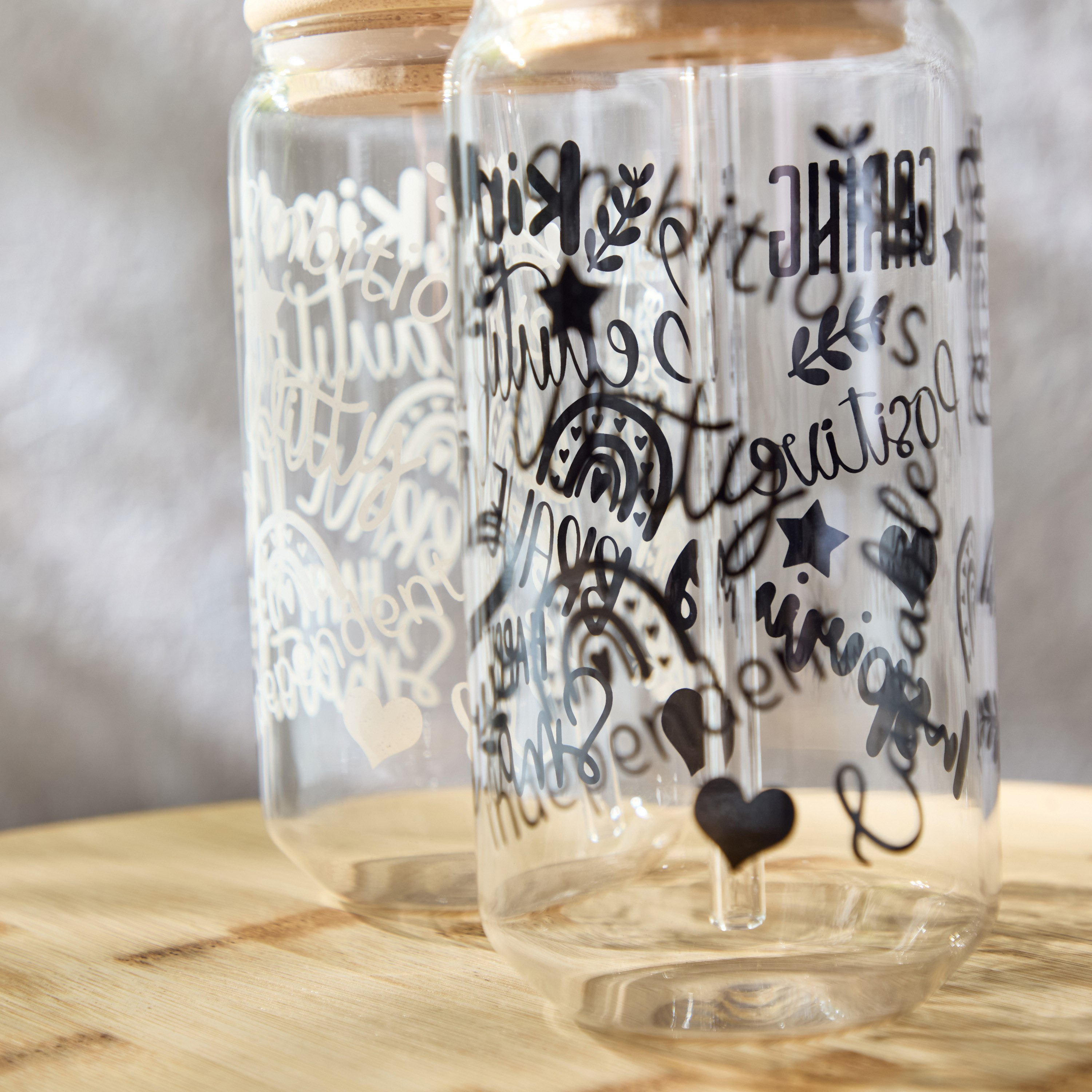 Zen Borosilicate 2-Piece Kind Mason Jar with Straw Set - 450 ml-hbxhomeware-hbxkitchen-image-3