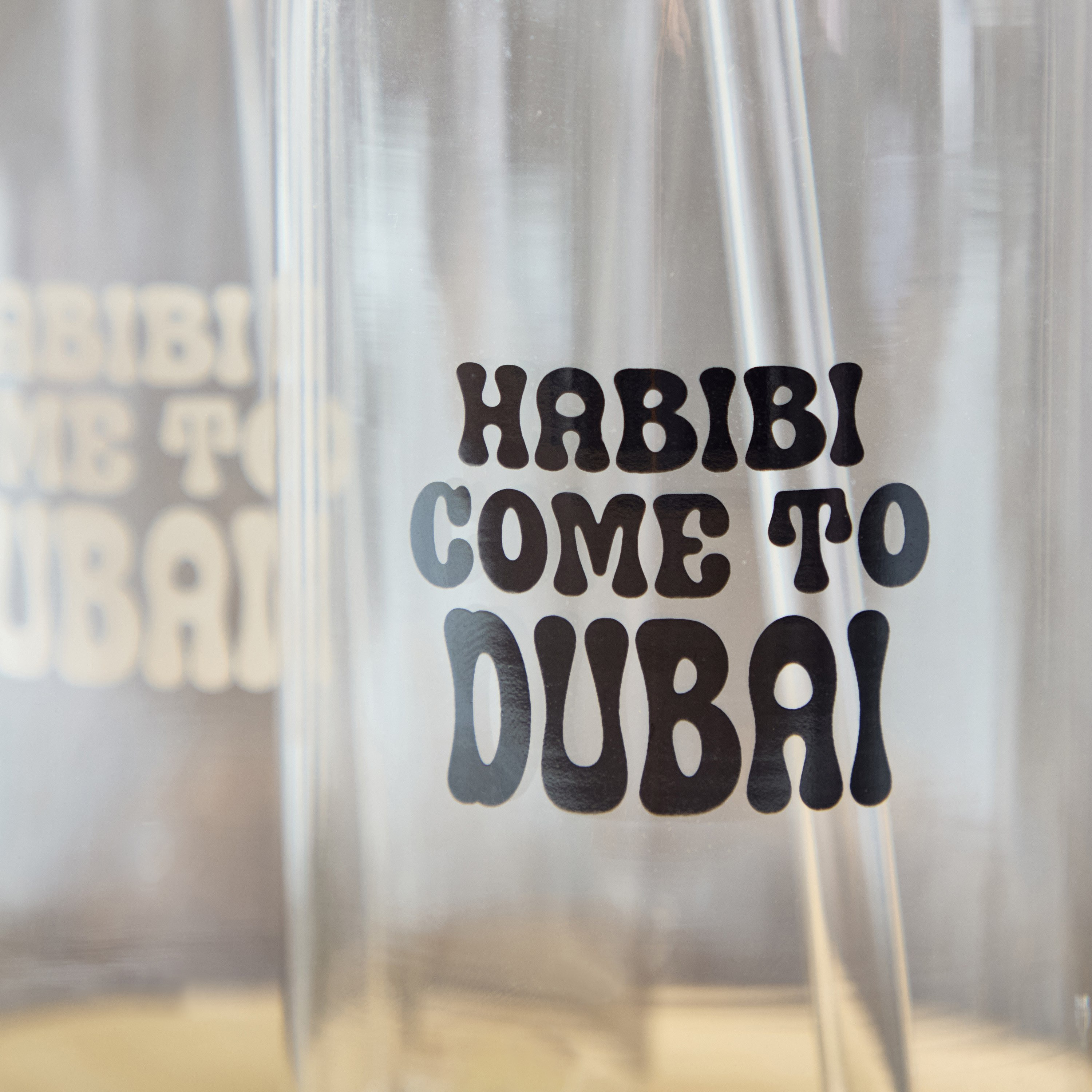 Zen Borosilicate 2-Piece Habibi Come To Dubai Mason Jar with Straw Set - 450 ml-hbxhomeware-hbxkitchen-image-4