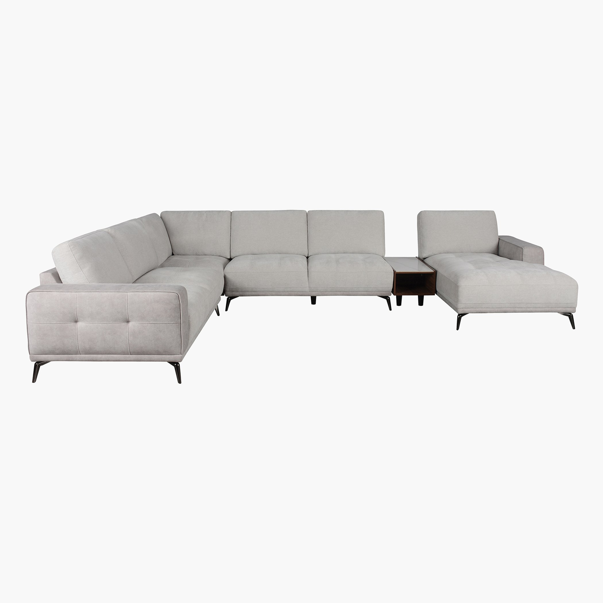 كنبة قماش زاوية يمين 5 مقاعد من تكساس مع طاولة شاي-hbxlivingroom-sofasandarmchairs-cornersofas-image-2